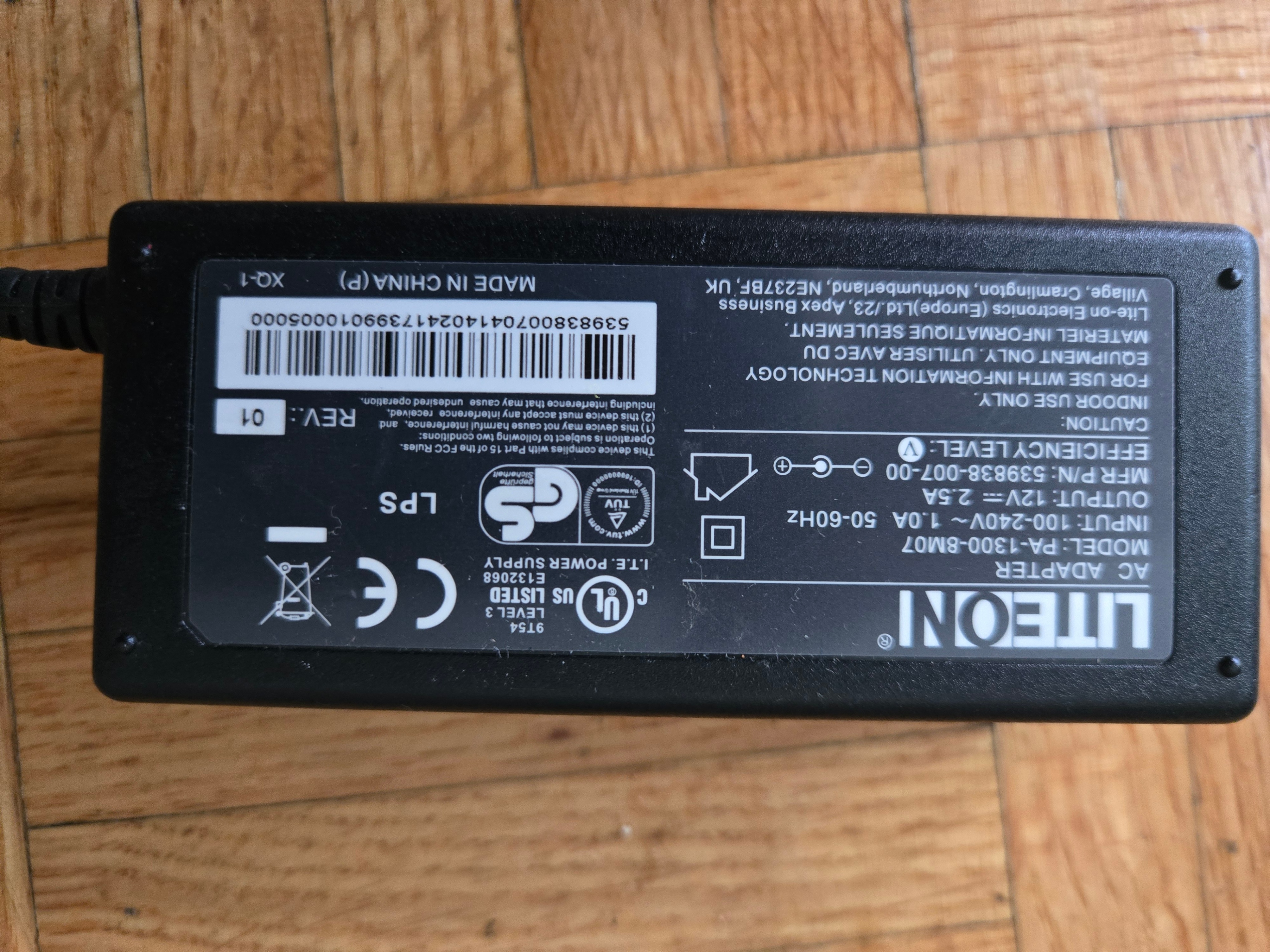 Lite-On AC Adapter PA-1300-8M07