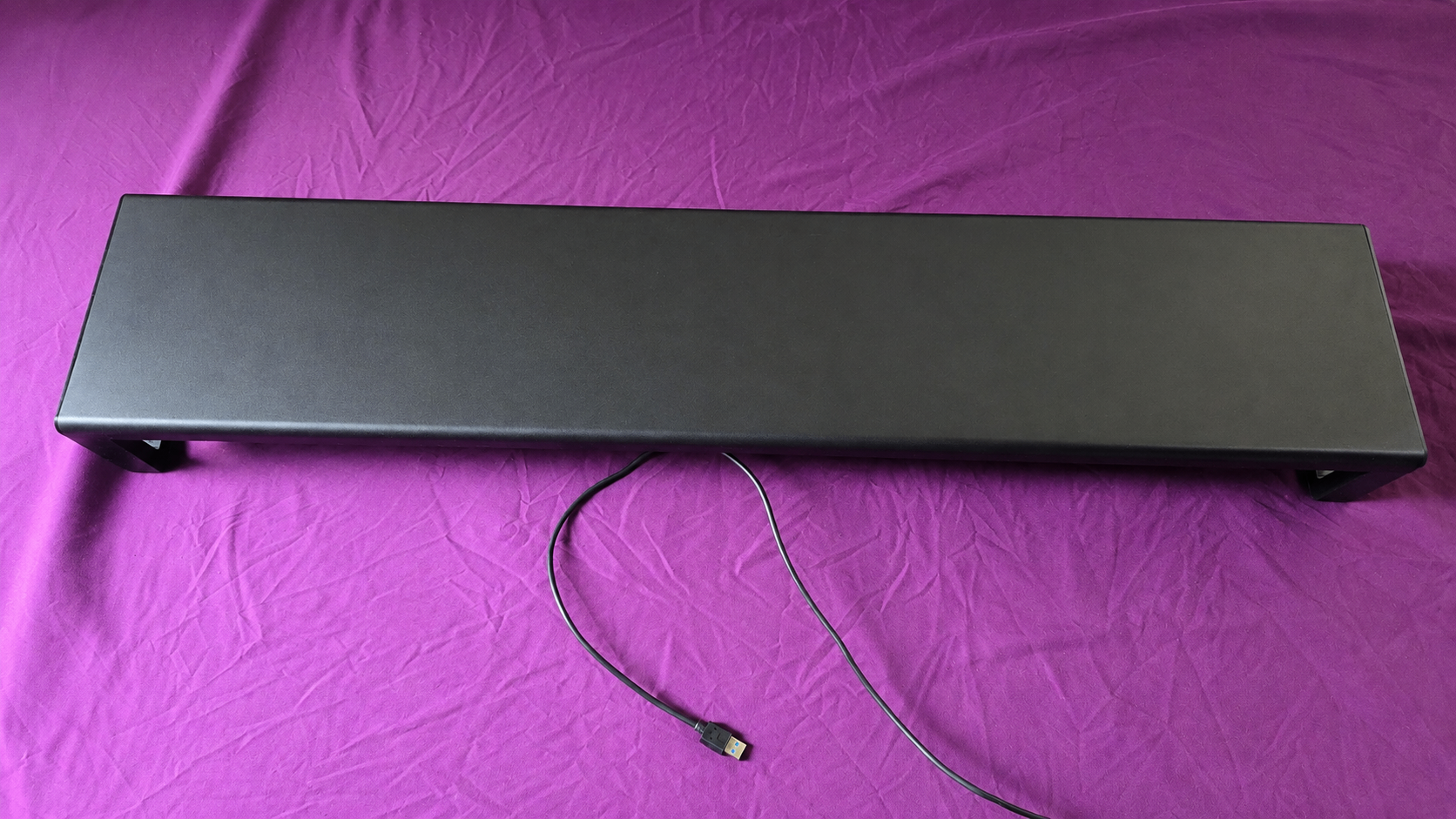 VAYDEER Aluminum Monitor Stand Riser w/ 4 USB 3.0 Ports (Black) - photo 2