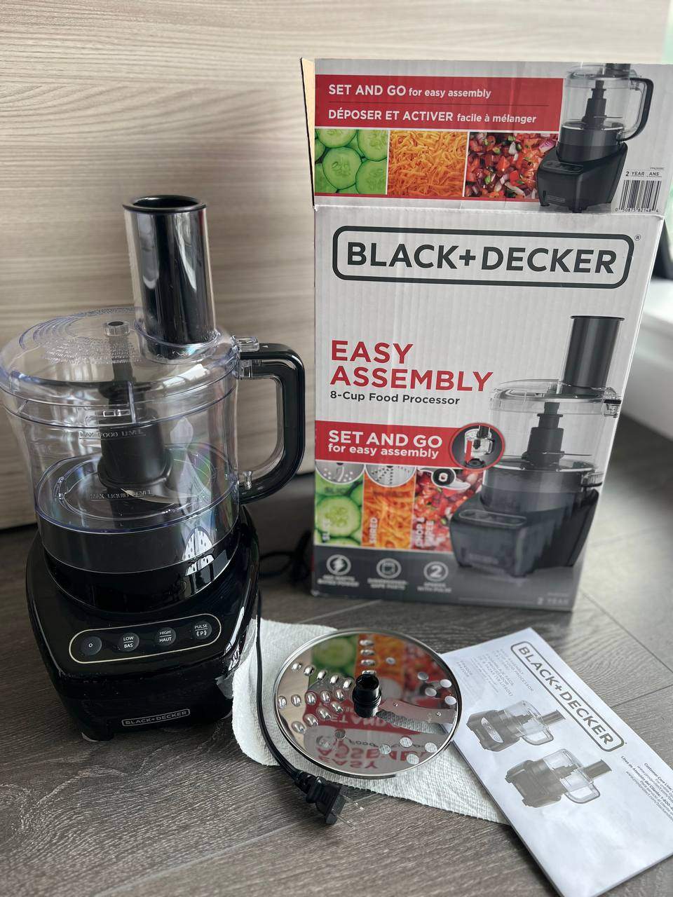 BLACK+DECKER 8-Cup Food Processor