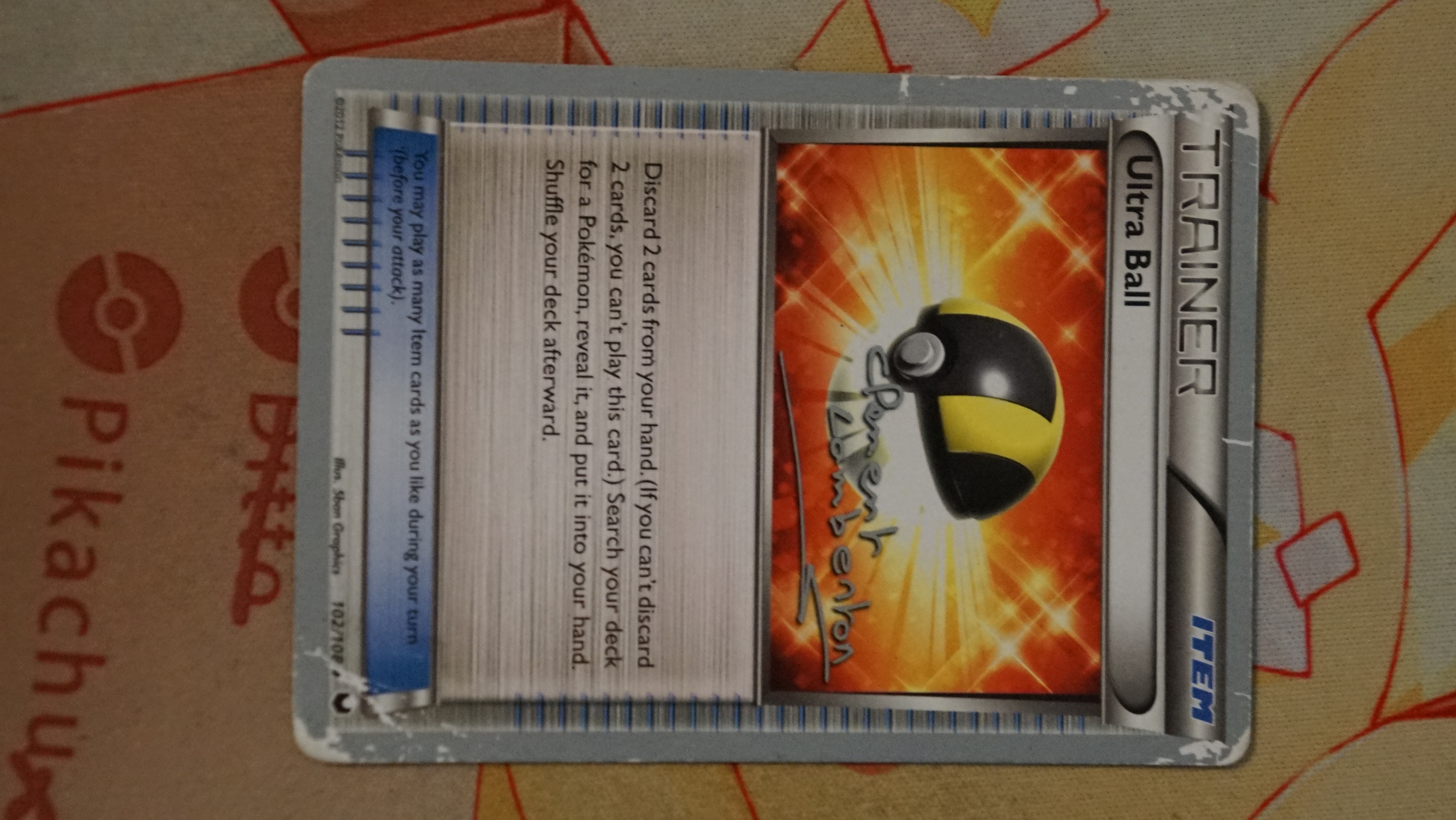 Pokemon Ultra Ball 102/108 World Championships 2013 Deck HP - photo 3