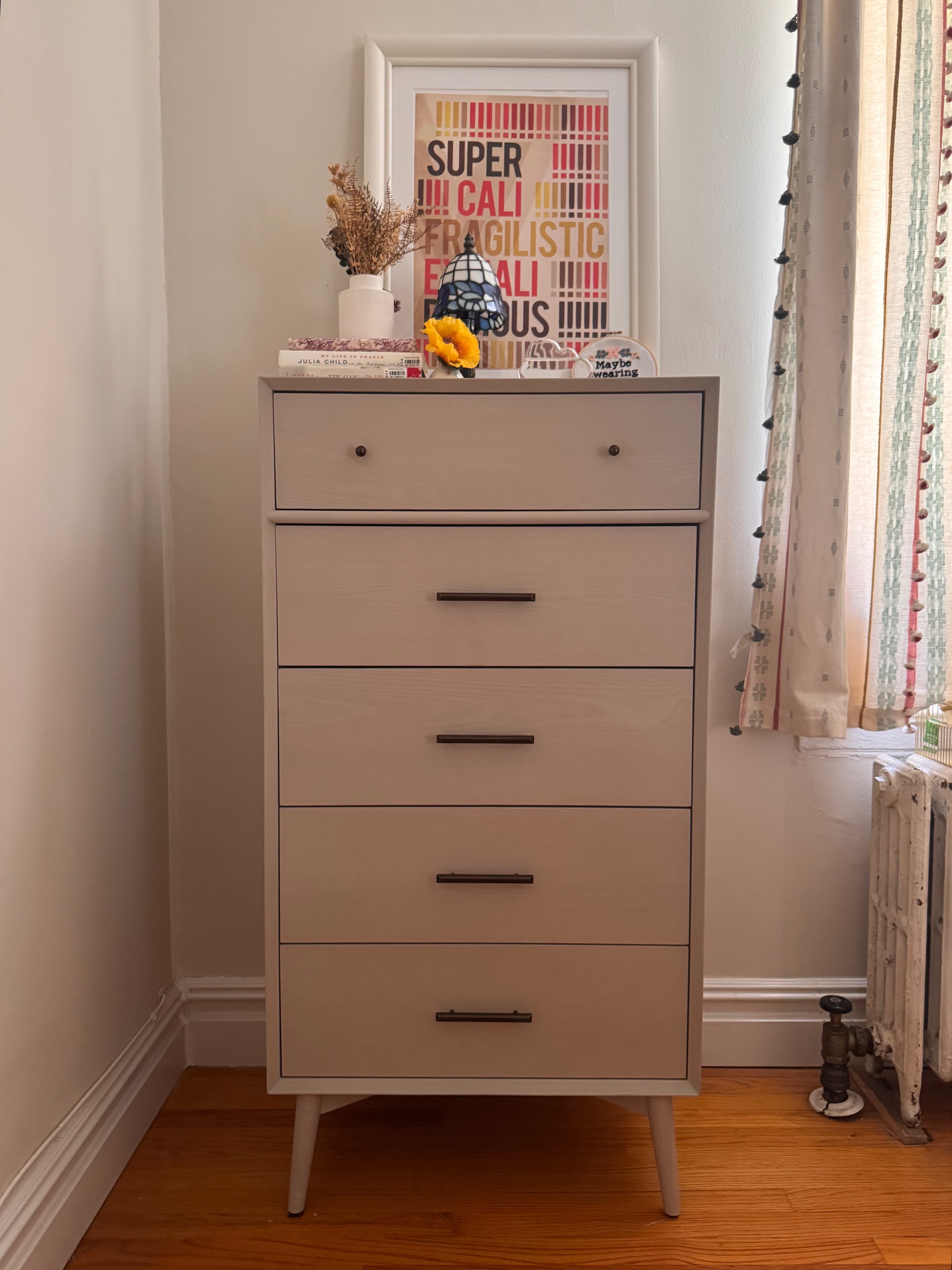 West Elm Mid-Century 5-Drawer Dresser, Pebble