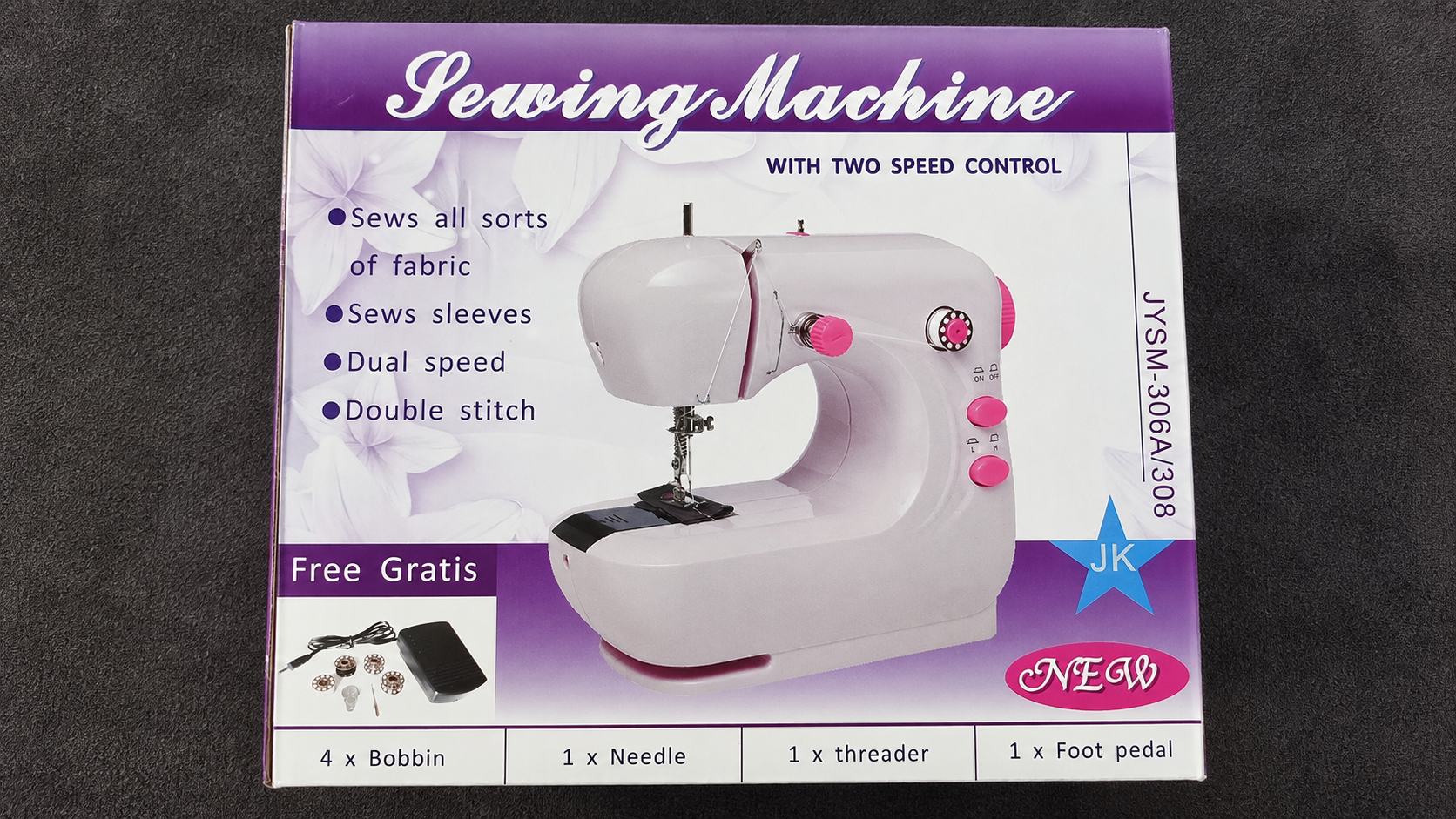 Mini Portable Electric Sewing Machine w/ Extension Table