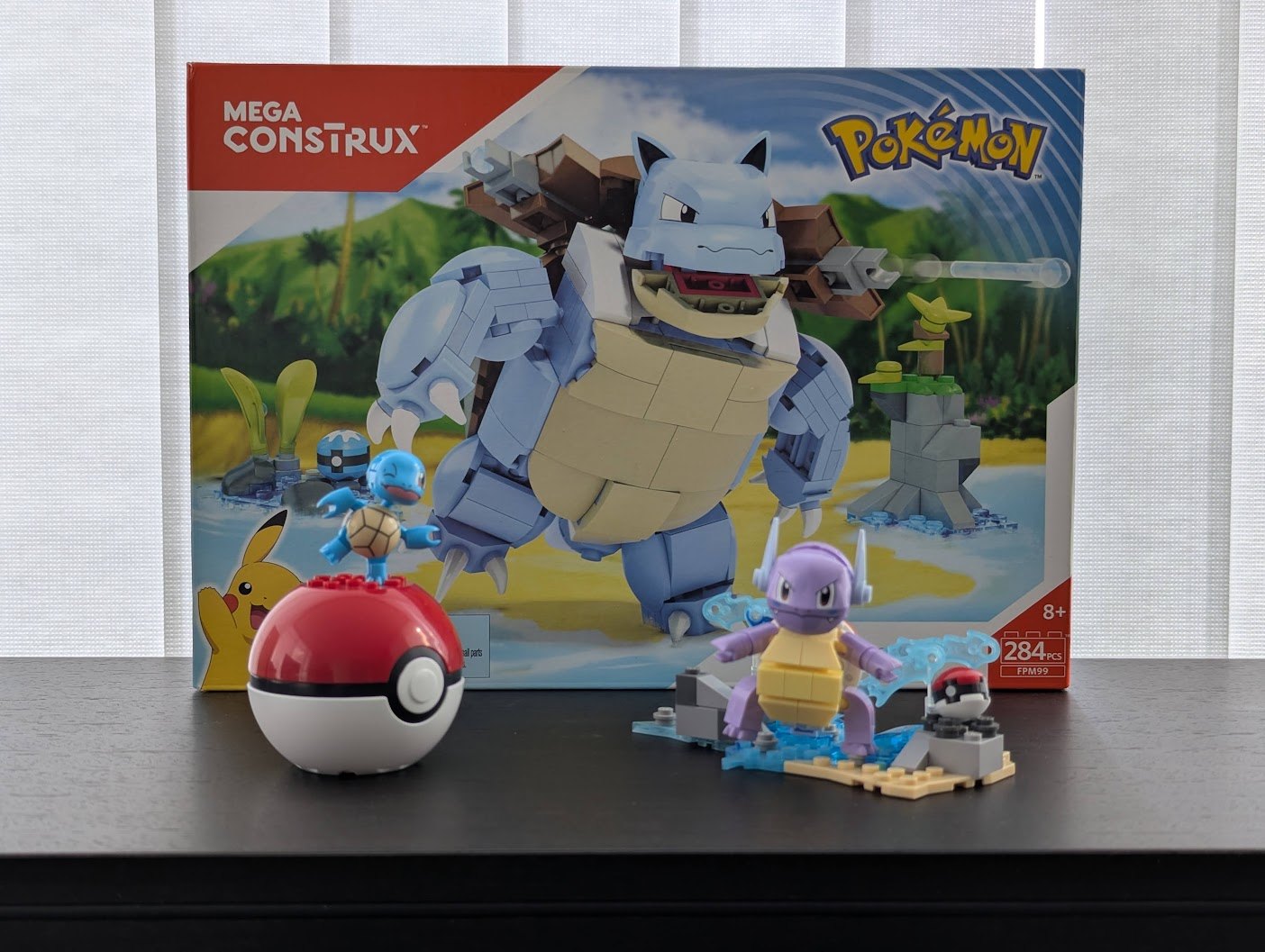 Pokemon MEGA Construx Squirtle, Wartortle & Blastoise Set