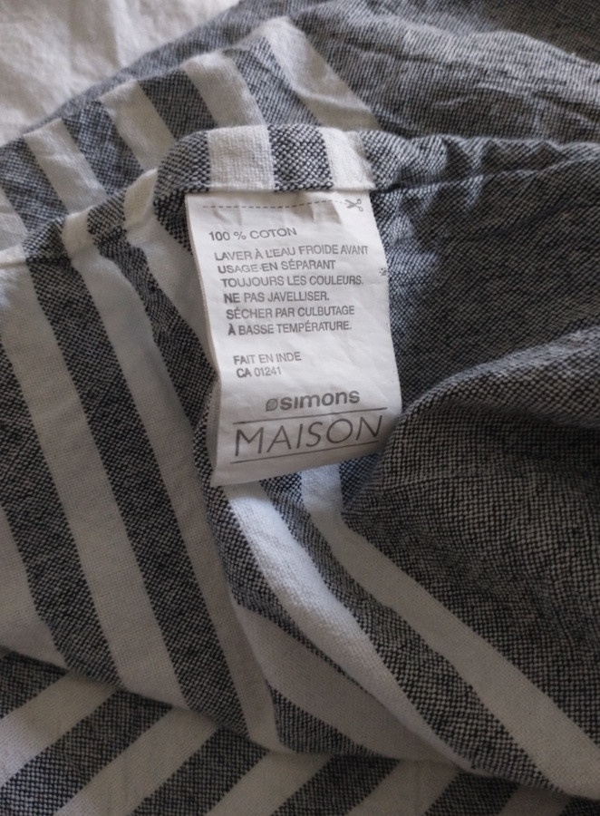 Fouta - Gray and white - photo 2