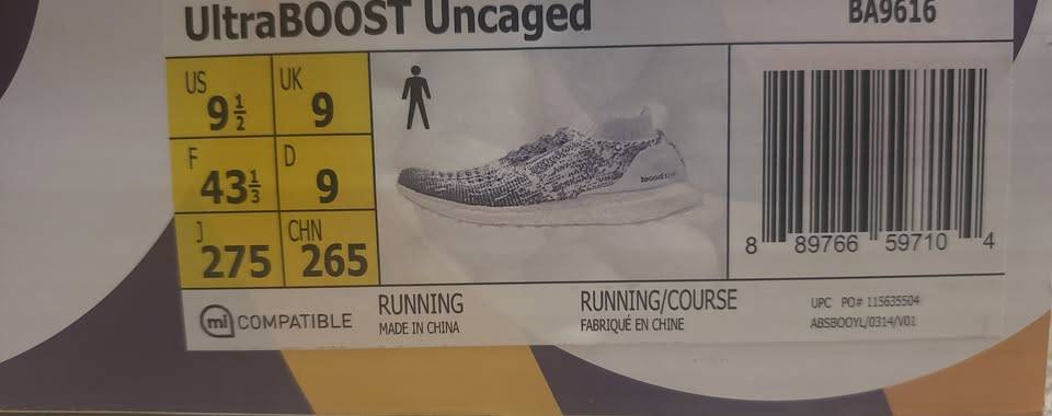 Adidas UltraBOOST Uncaged Oreo's, Men's Size 9.5 BA9616. As New. - photo 4