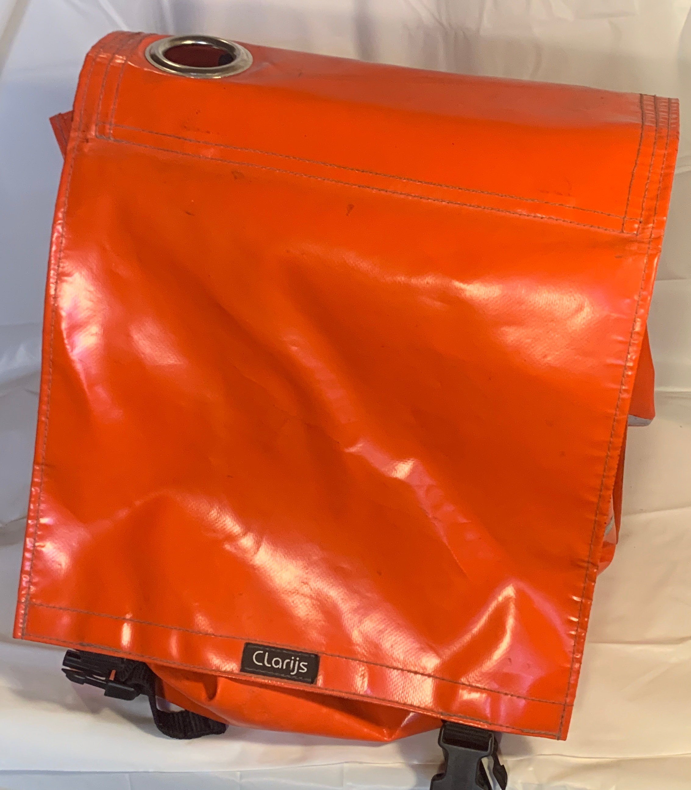 CLARIJS Double Bicycle Pannier Bags – 40L – Orange – Europe Made