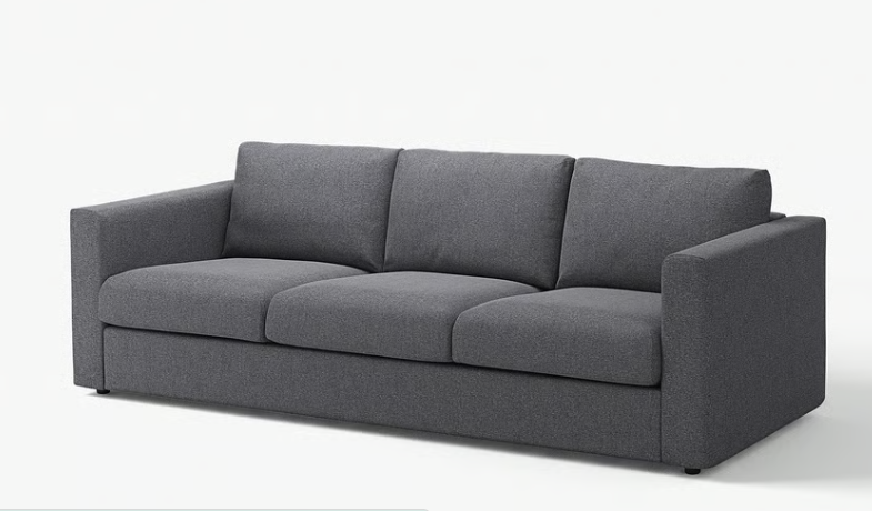 Grey sofa (LEFT ARMEST IS BROKEN) FREE