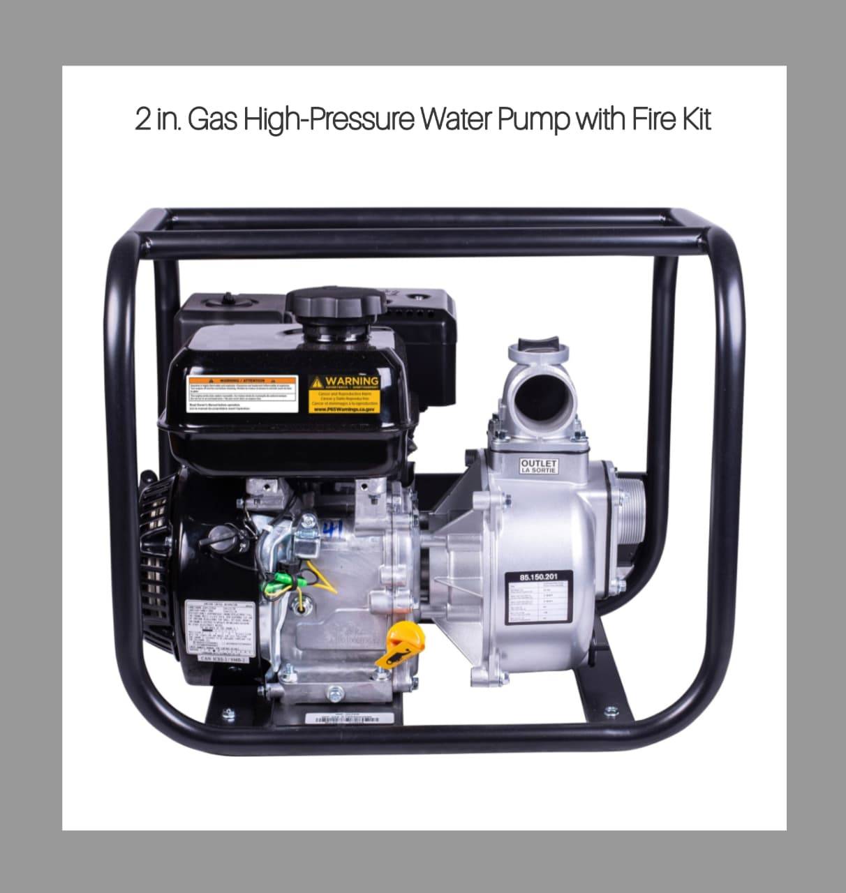 2-Inch Gas Water Pump Fire Kit