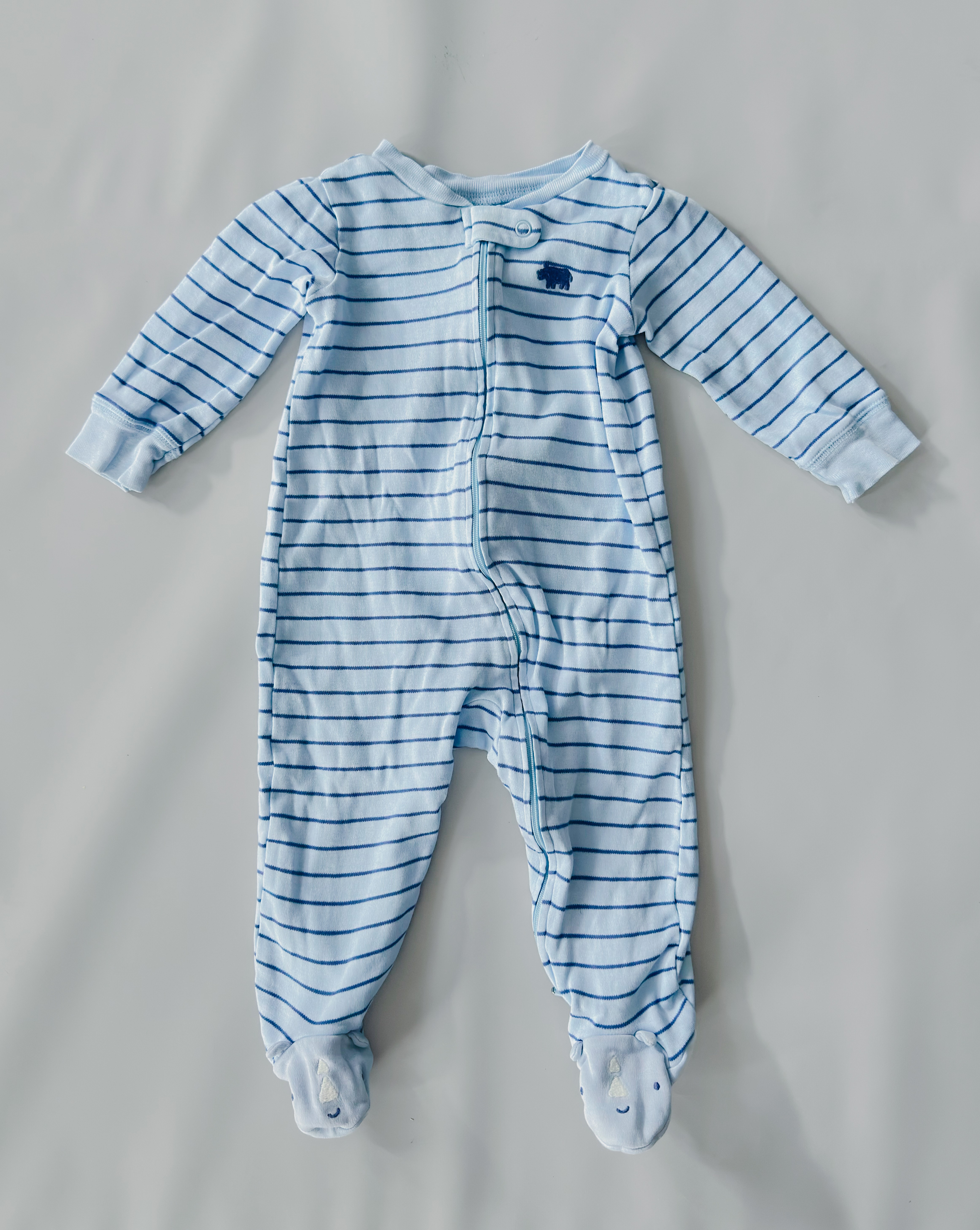 Baby Boy Sleepers Bundle - Carter's - 6-9 and 9-12 Months - photo 3