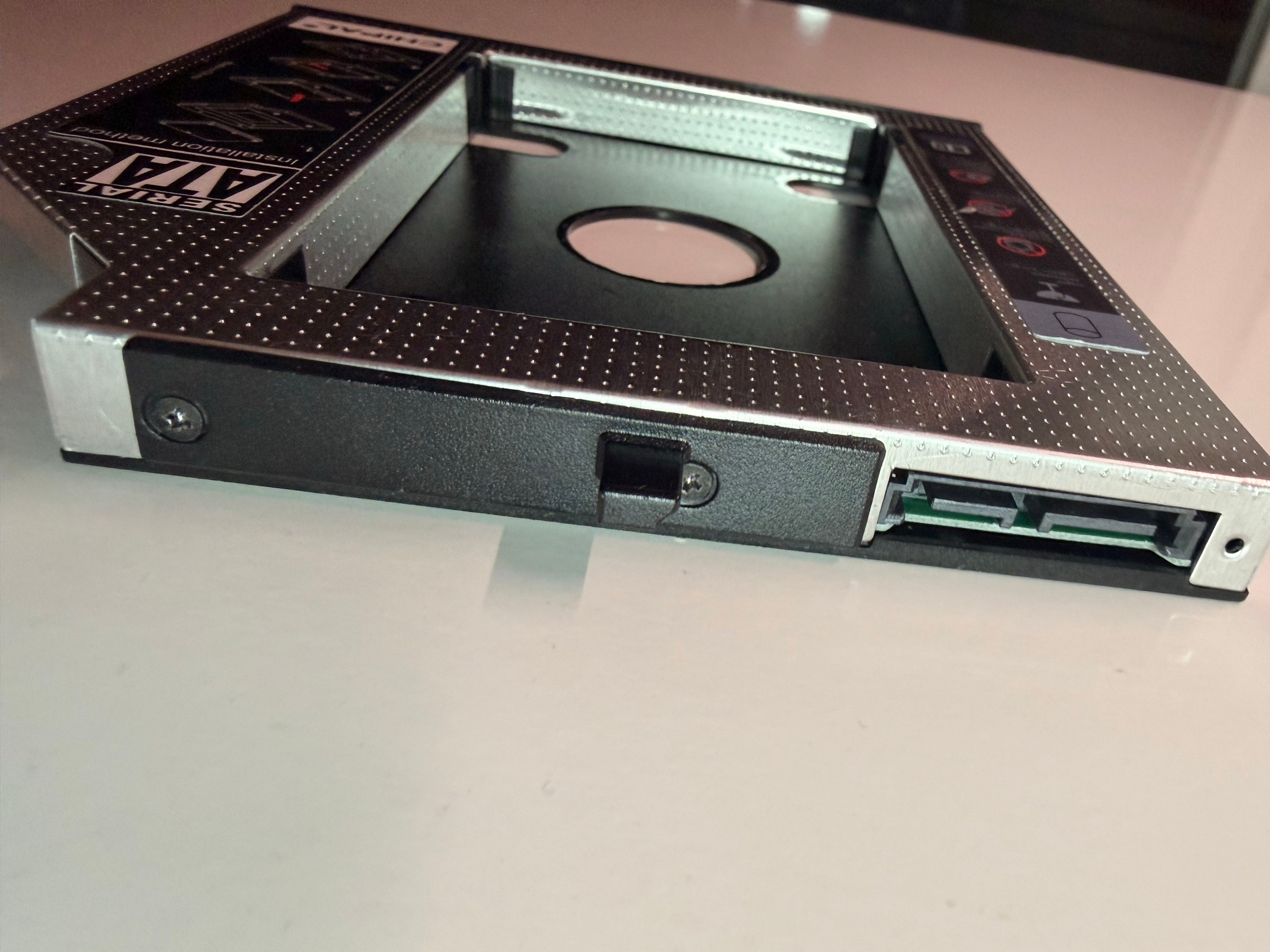 CHIPAL 2nd HDD/SSD caddy for laptop optical drive bay - photo 3