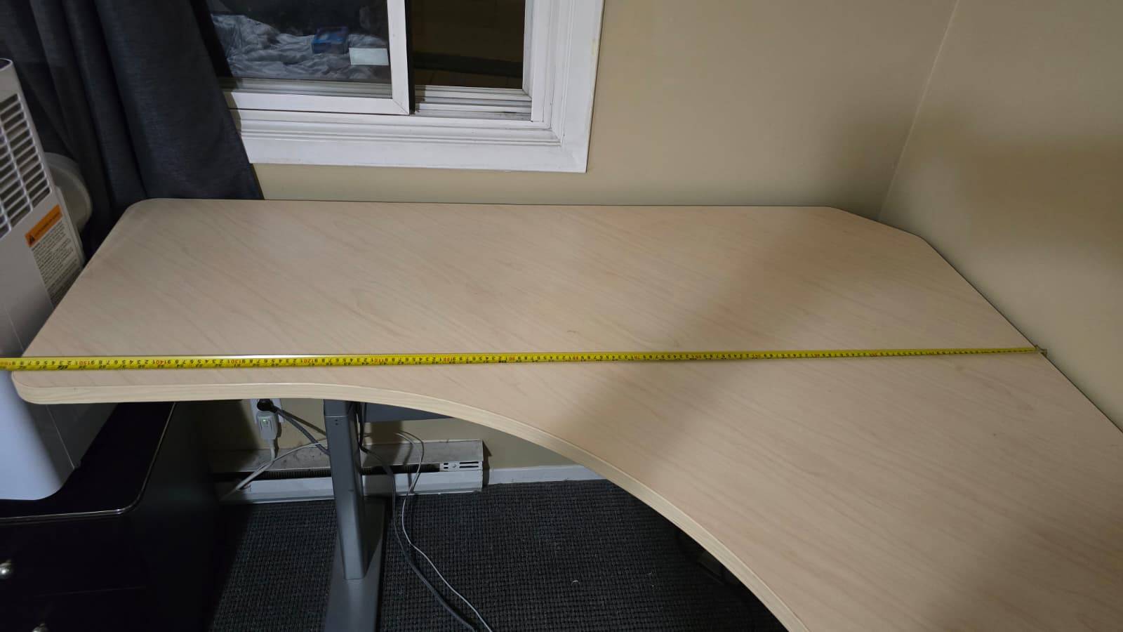 Large electric height-adjustable L-shaped standing desk - photo 5