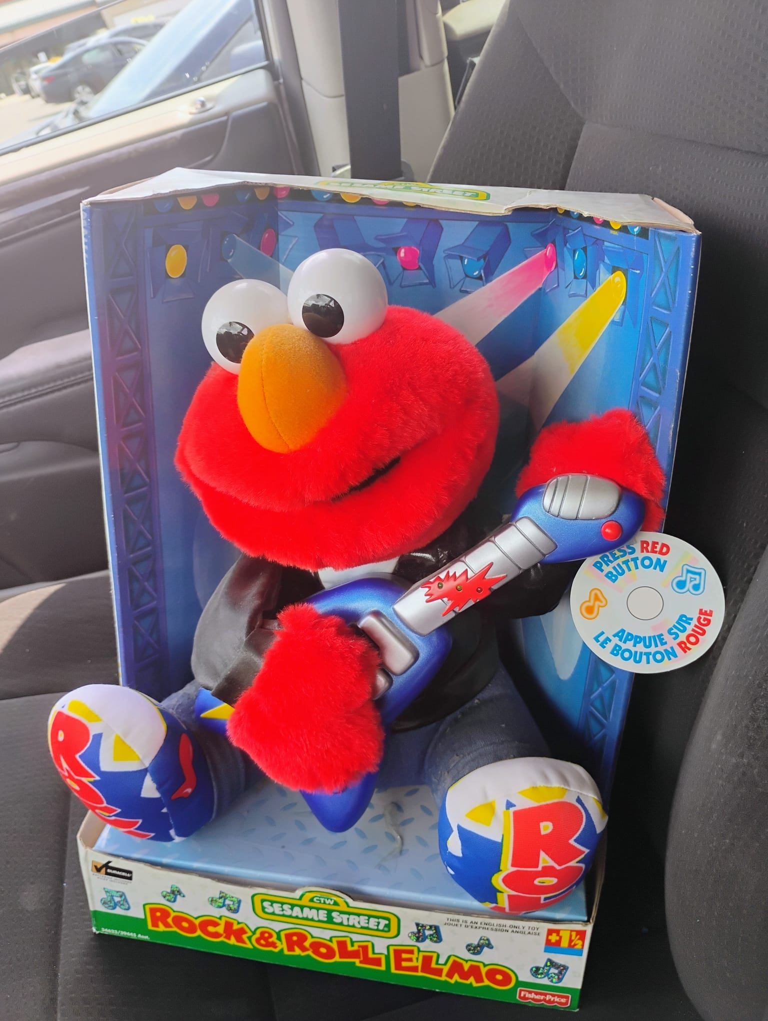 1998 Fisher Price Sesame Street Elmo Rock n' Roll
