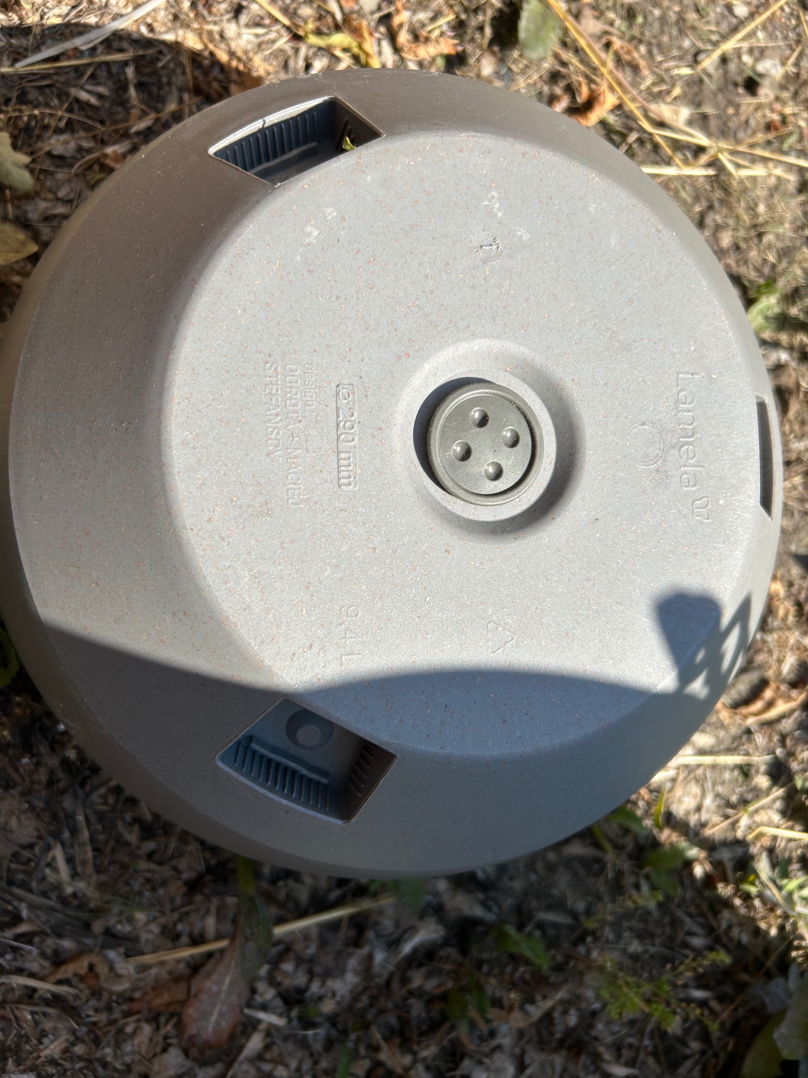 Recycled Plastic Plant Pot - 29cm Diameter - photo 4