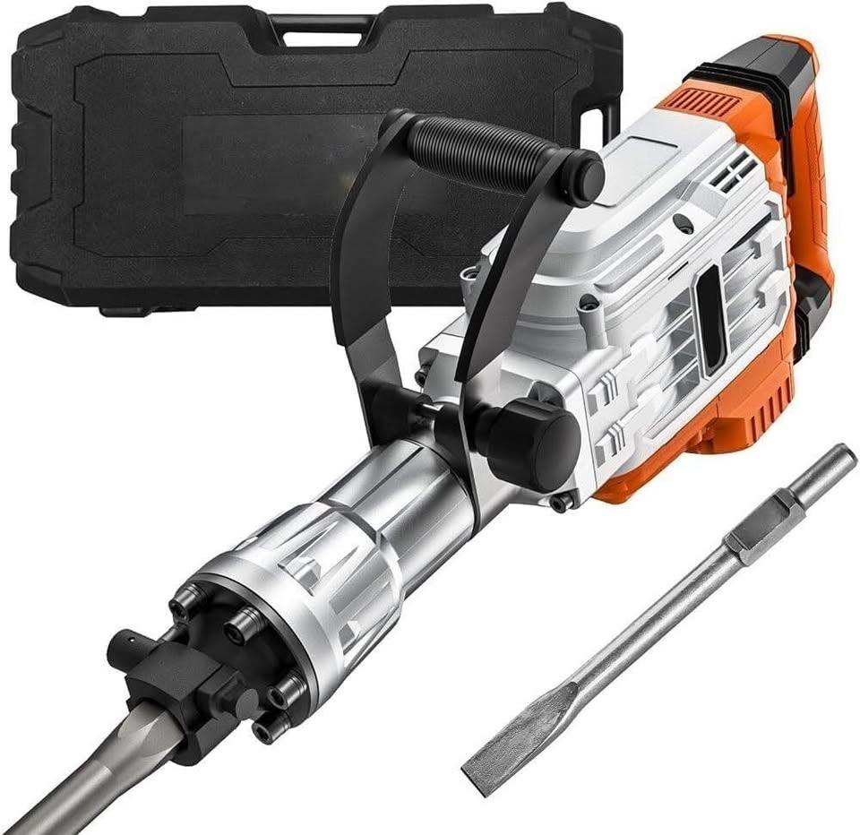 37. LIKE NEW 3500W Electric Jack Hammer with 2 Chisels