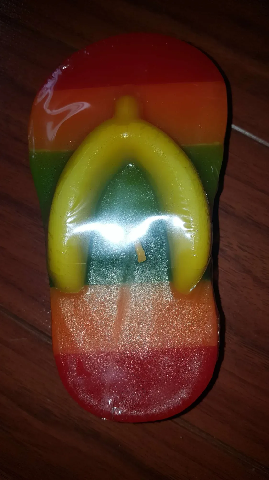 Gay/Rainbow Flip Flop Sandal Floating LGBTQ+ Candle
