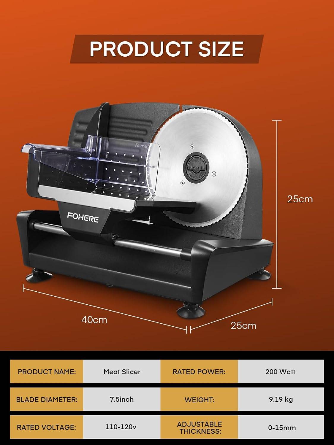 Brand New Electric Meat Slicer - photo 3