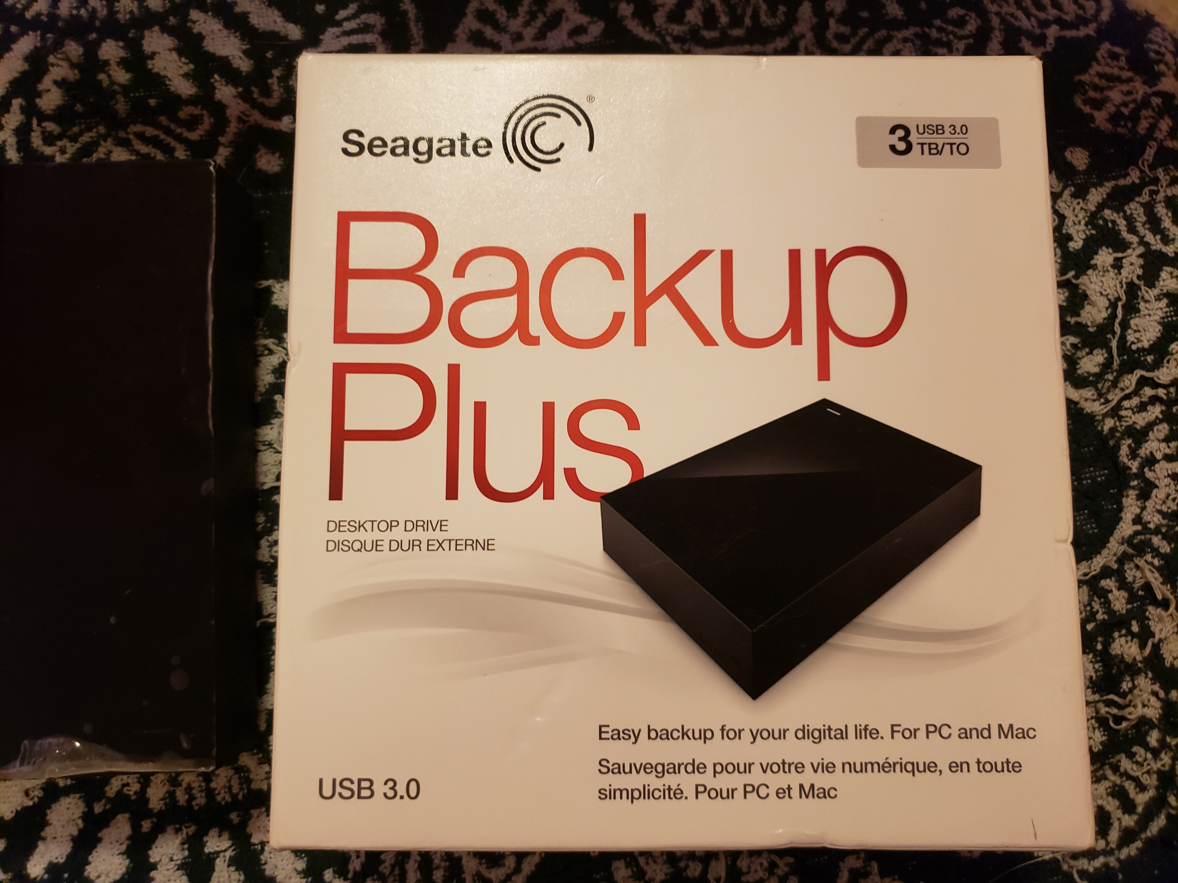 3 TB External Hard Drive USB 3.0 Seagate Backup Plus 3TB HDD