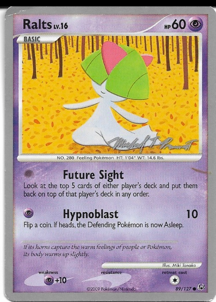Pokemon Ralts 89/127 World Championships 2010 Deck LP