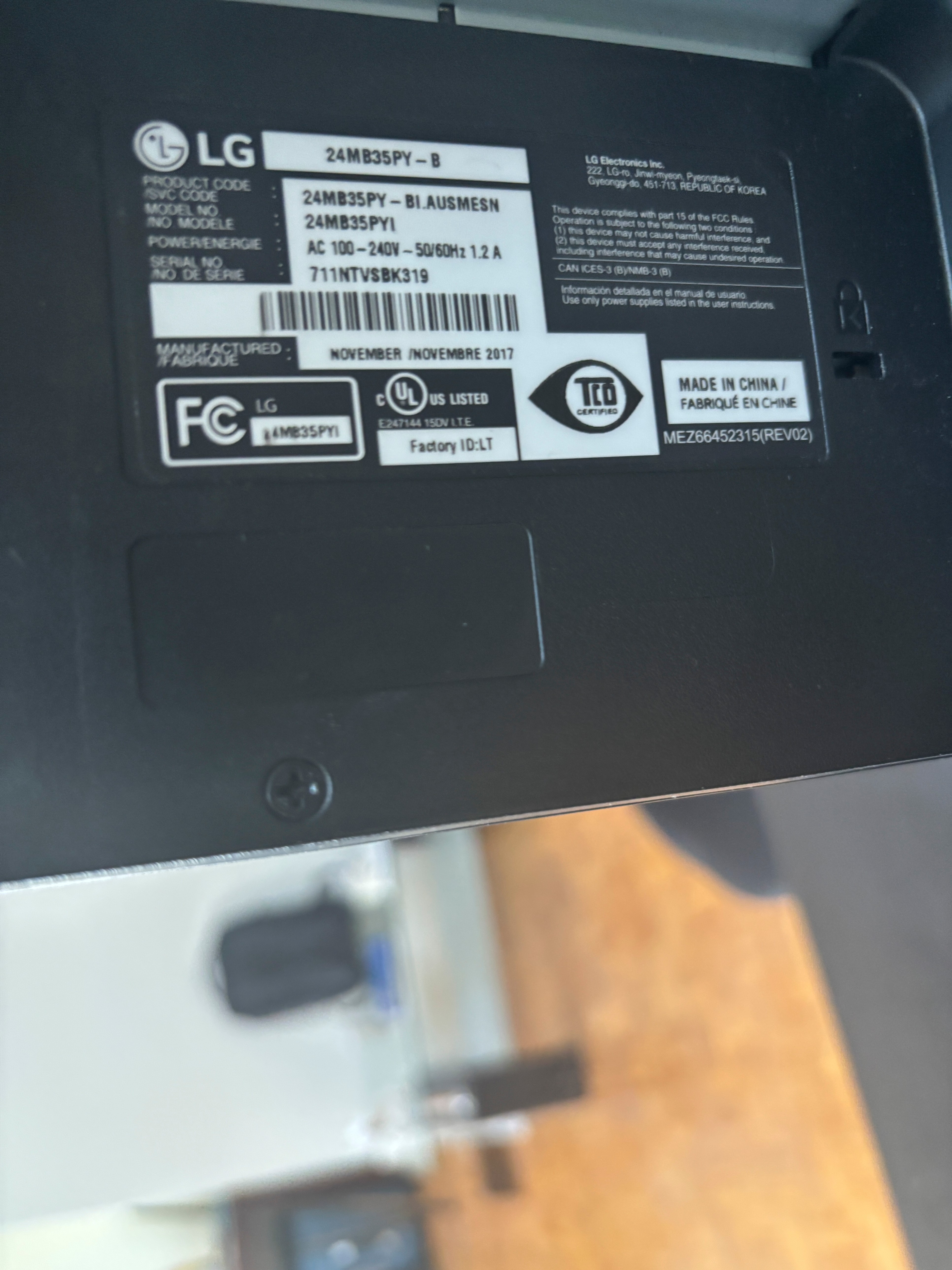LG 24MB35PY-B 24" Professional Monitor for Sale - photo 3