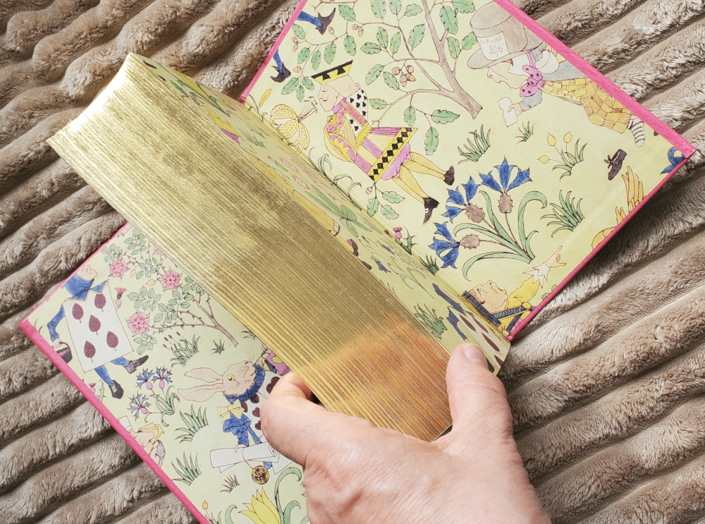 Alice's Adventures in Wonderland - COMPLETE SET, New! Gilded !!! - photo 5