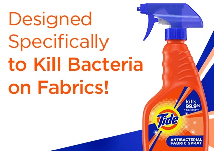 Tide Antibacterial Fabric Spray Sanitizes – 2 Count - photo 3
