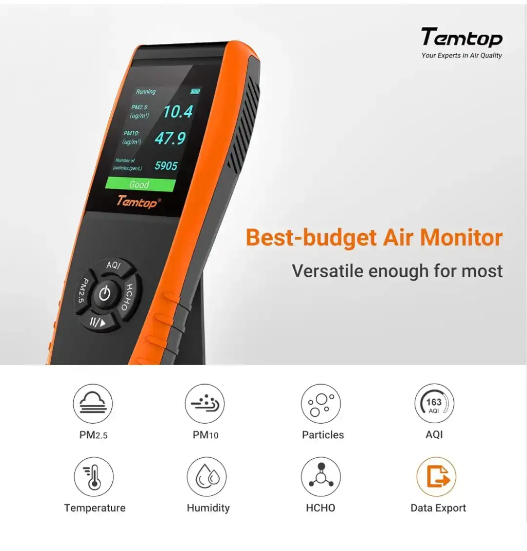 Temtop Air Quality Monitor Detector - photo 2