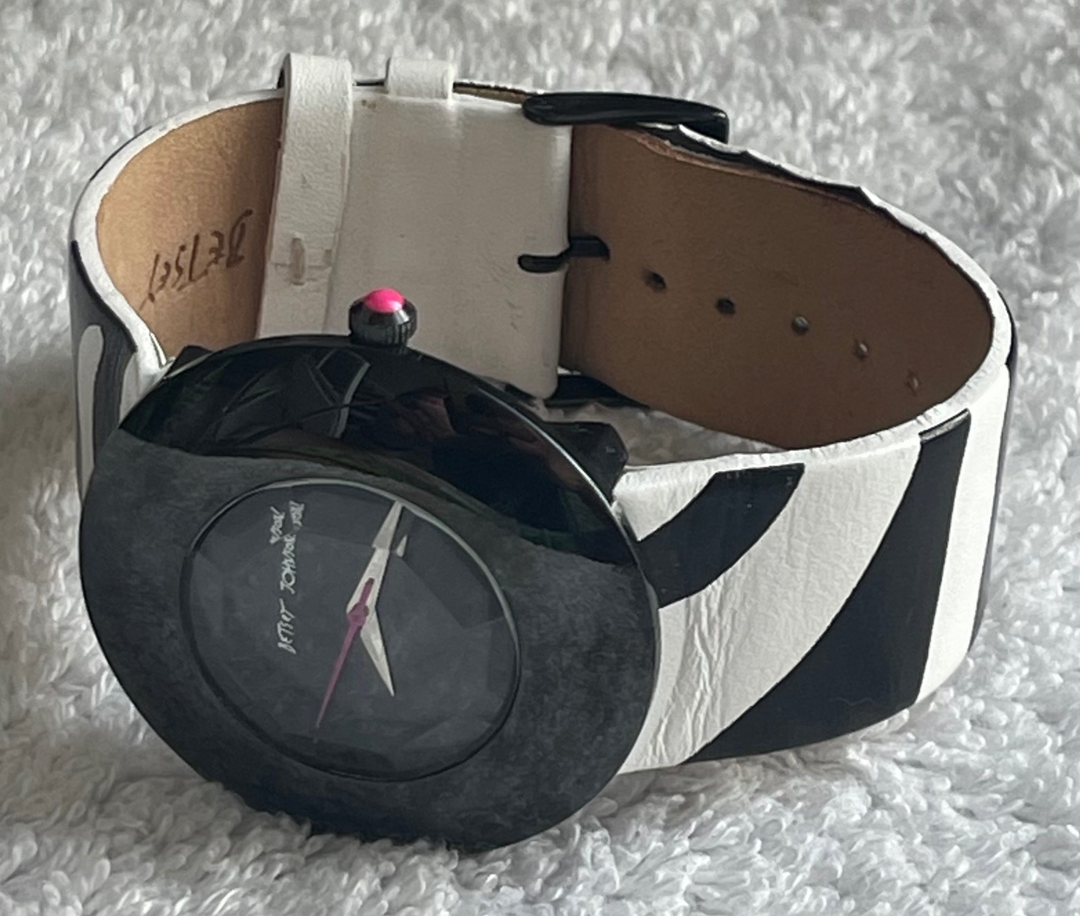 Betsey Johnson Zebra Print Watch BJ00123-04 (Needs Battery)