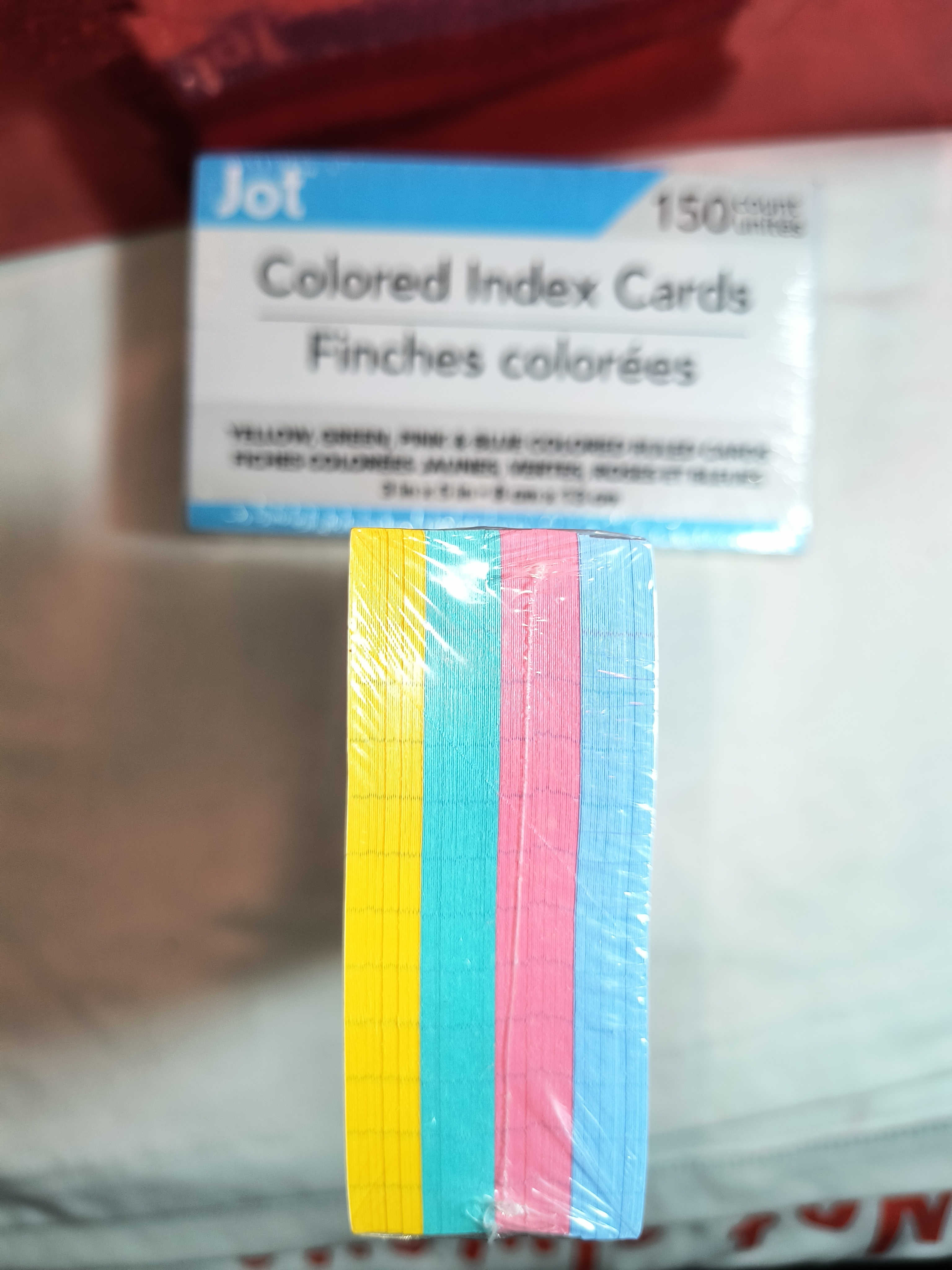 2 in 1 Colored Ruled Index Cards 3 In. X 5 In., 300 pcs - photo 2