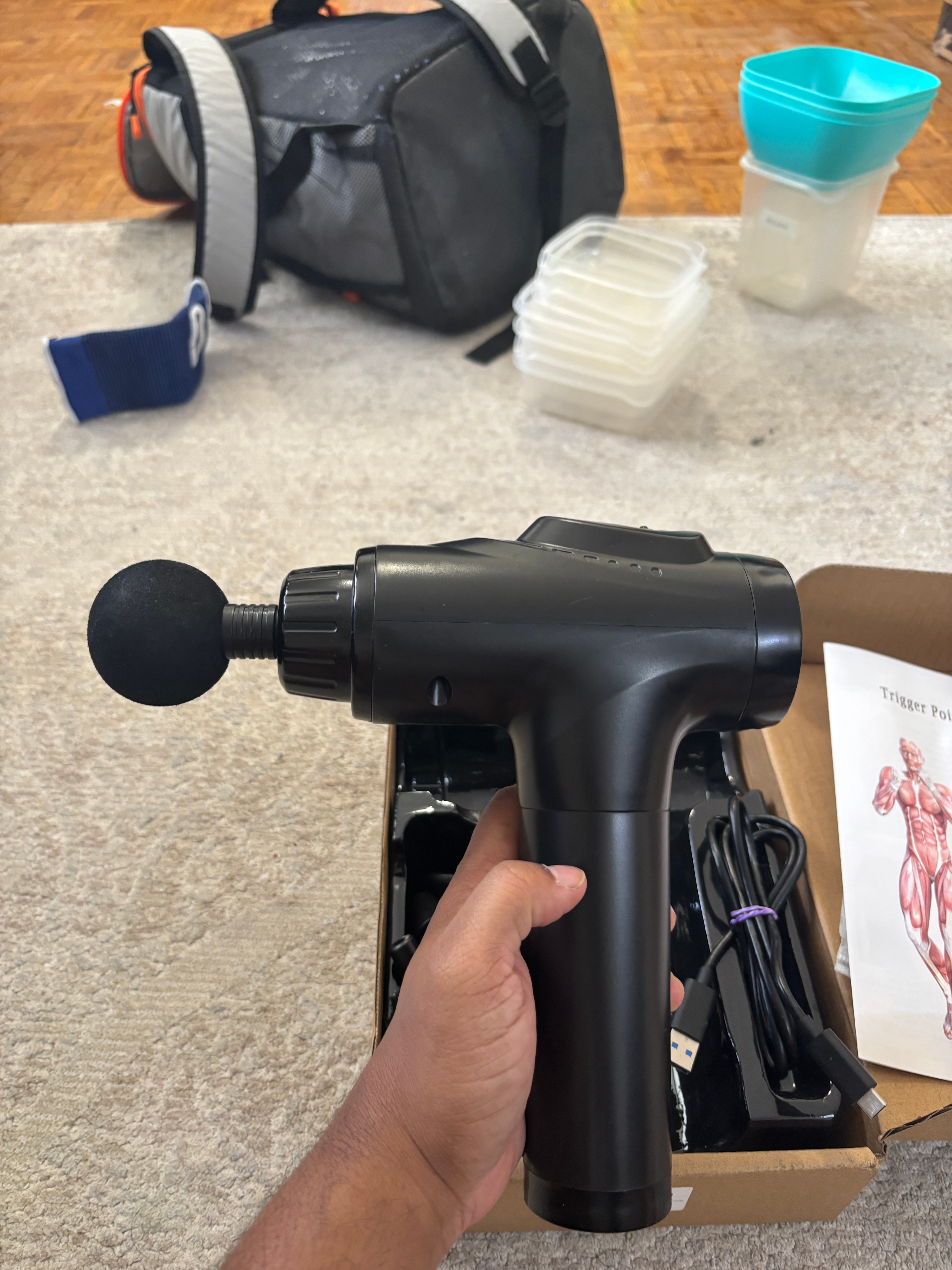 Barely used AYURA Deep Tissue Massage Gun - photo 3