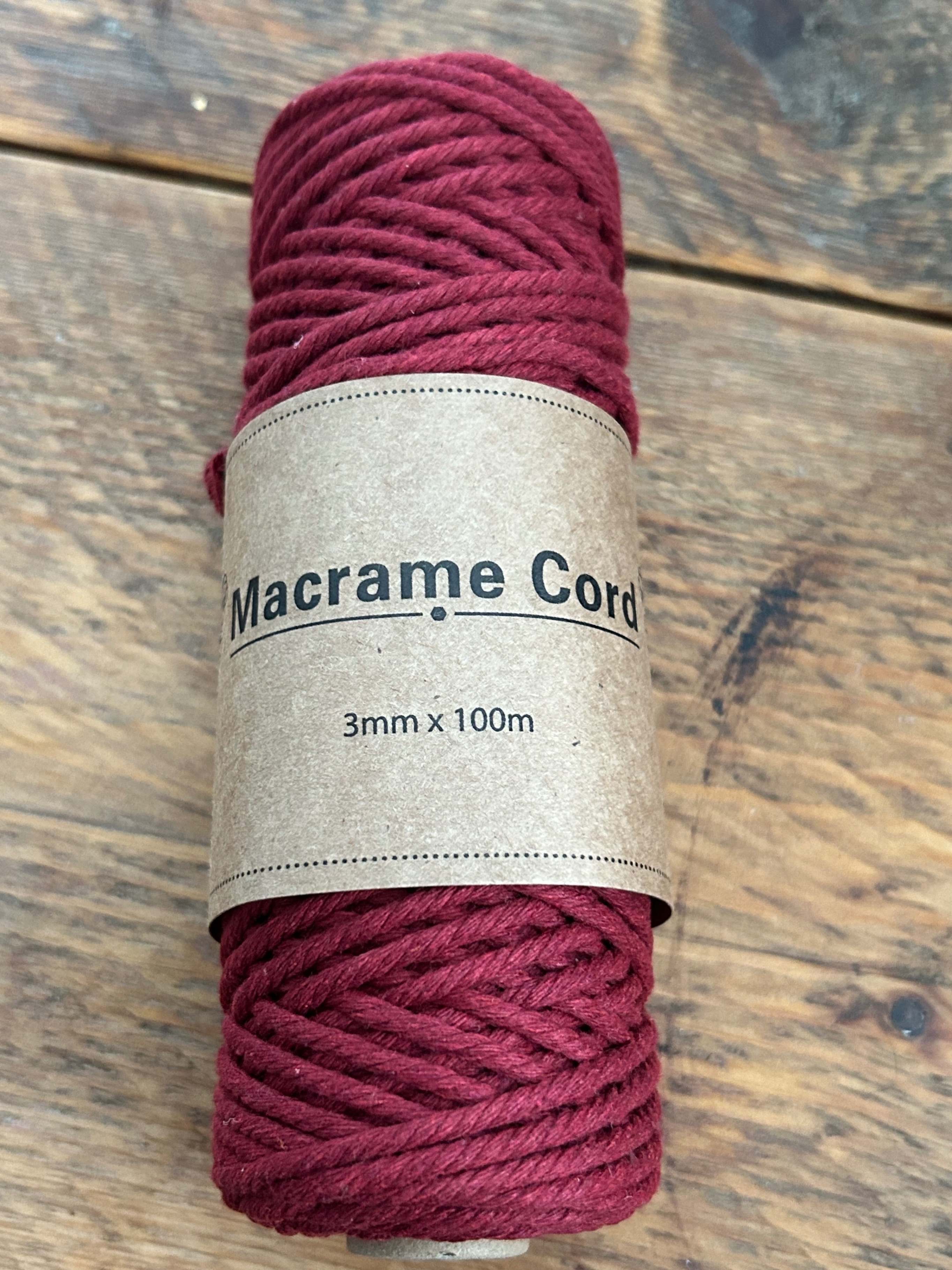 Macrame Cord - 3mm x 100m - photo 2