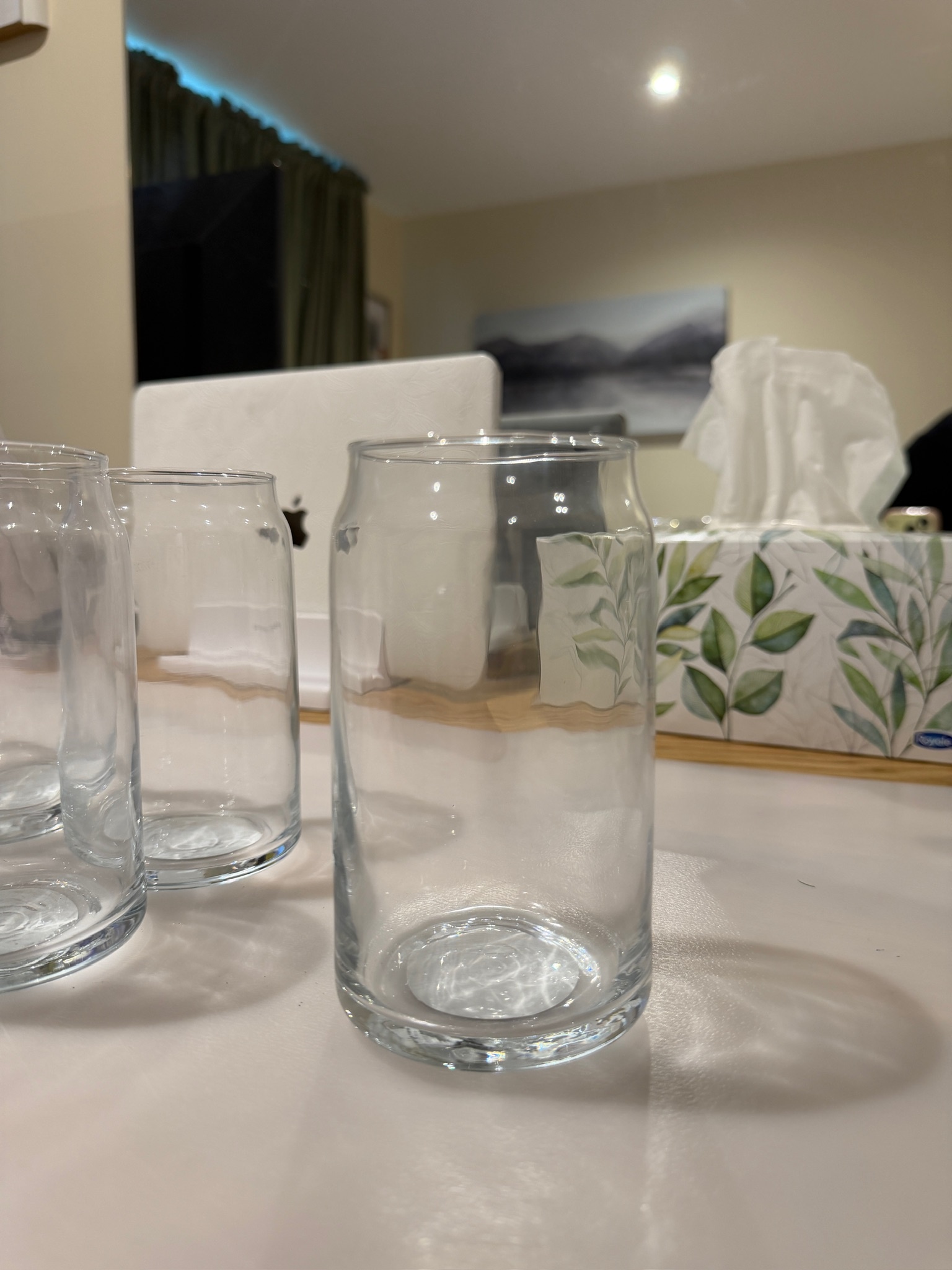 Set of 9 Can-Shaped Drinking Glasses (16 oz / 475 ml)