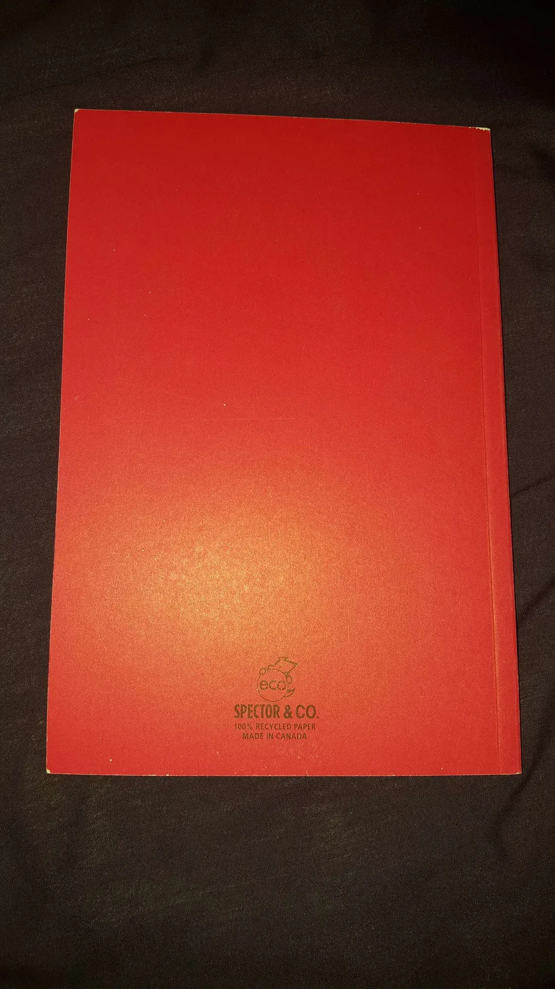 Nice Blank Journal Diary -- Red Cover w "Incendies" Title - photo 2