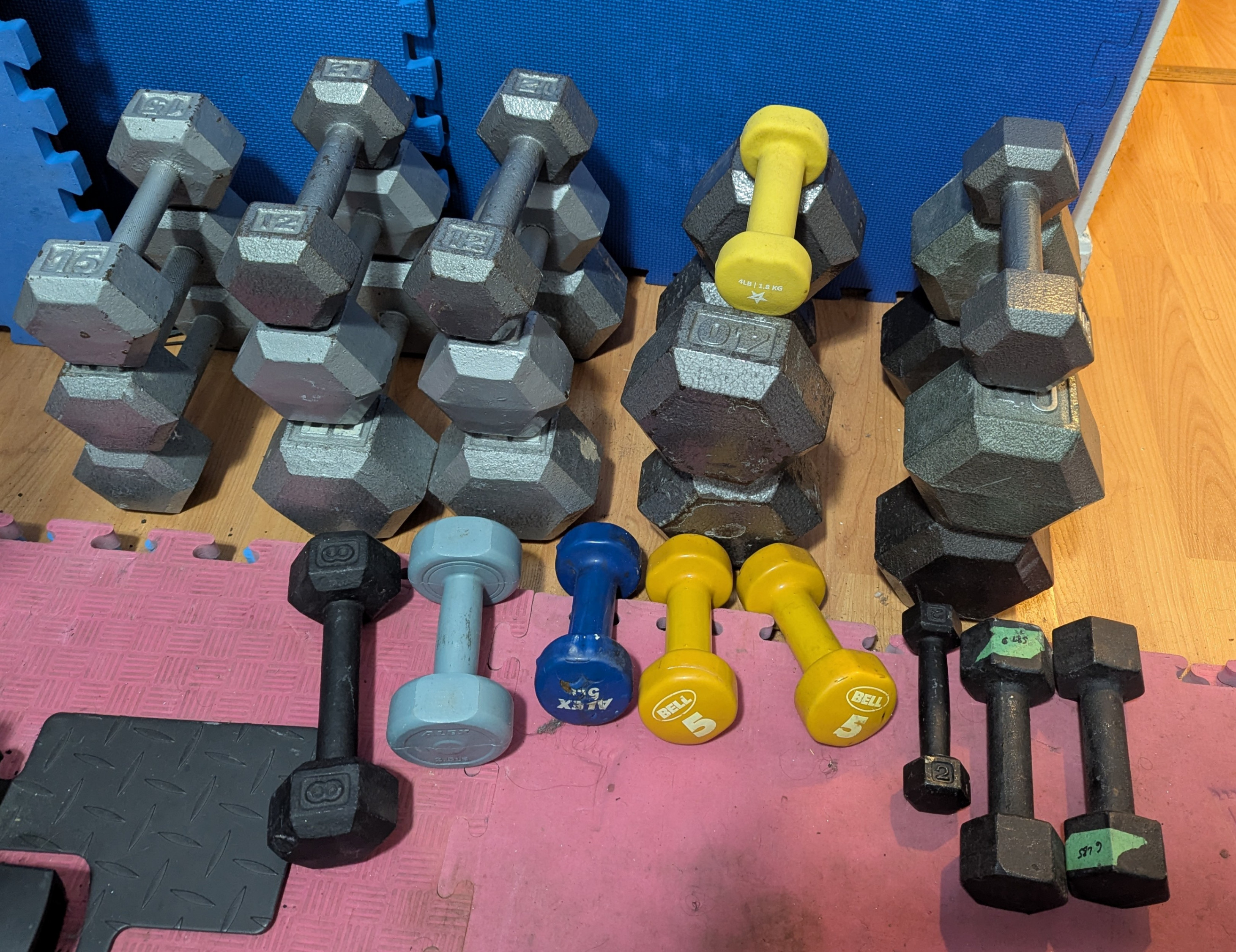 Weight Dumbbells $1/lbs ( C Ad 4 Prices)