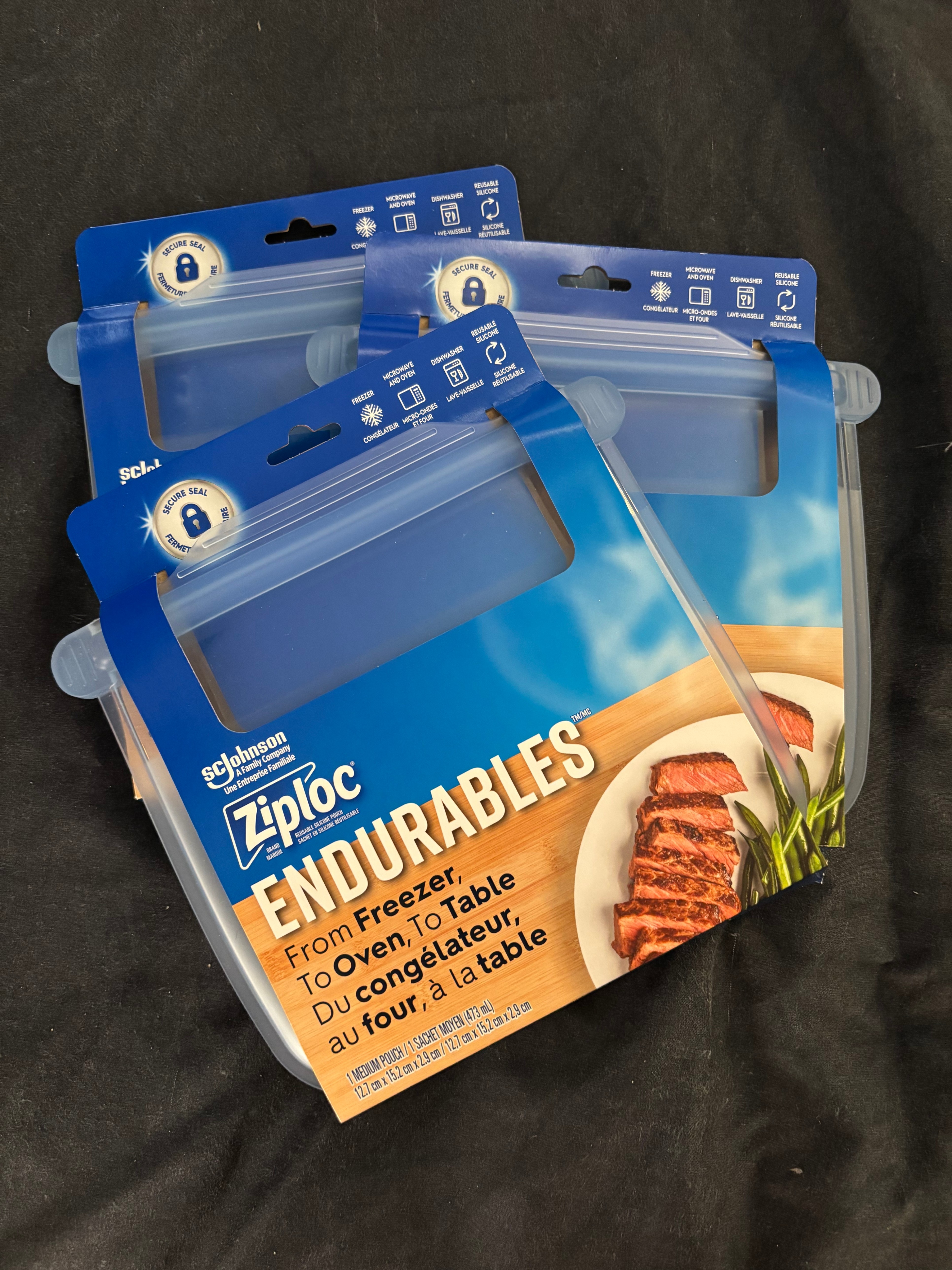 Ziploc silicone bags