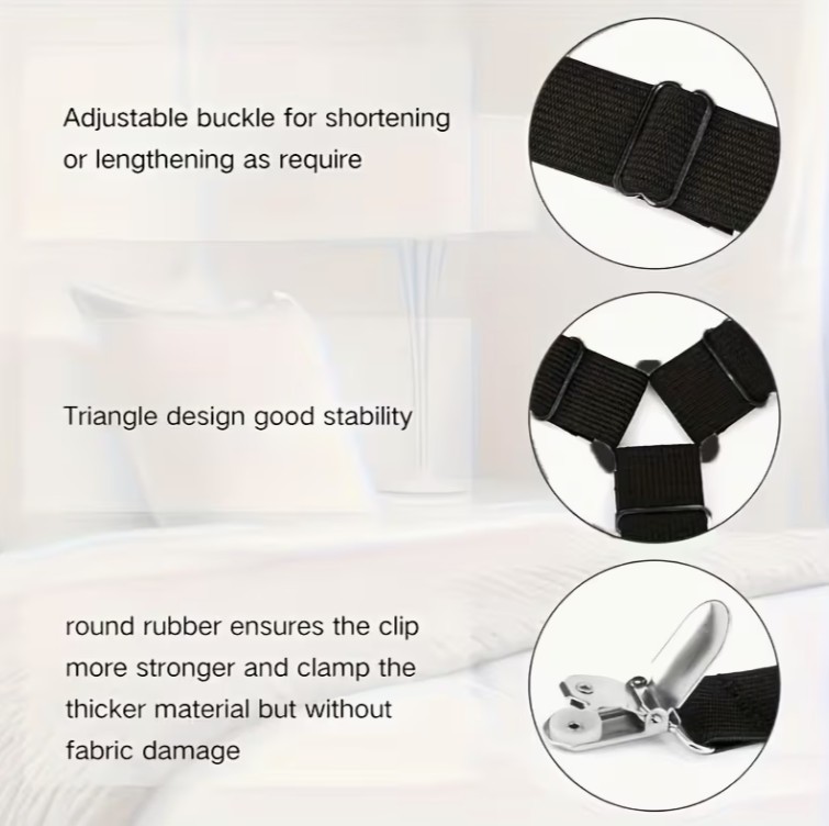 Adjustable Triangle Bed Sheet Fasteners - photo 5