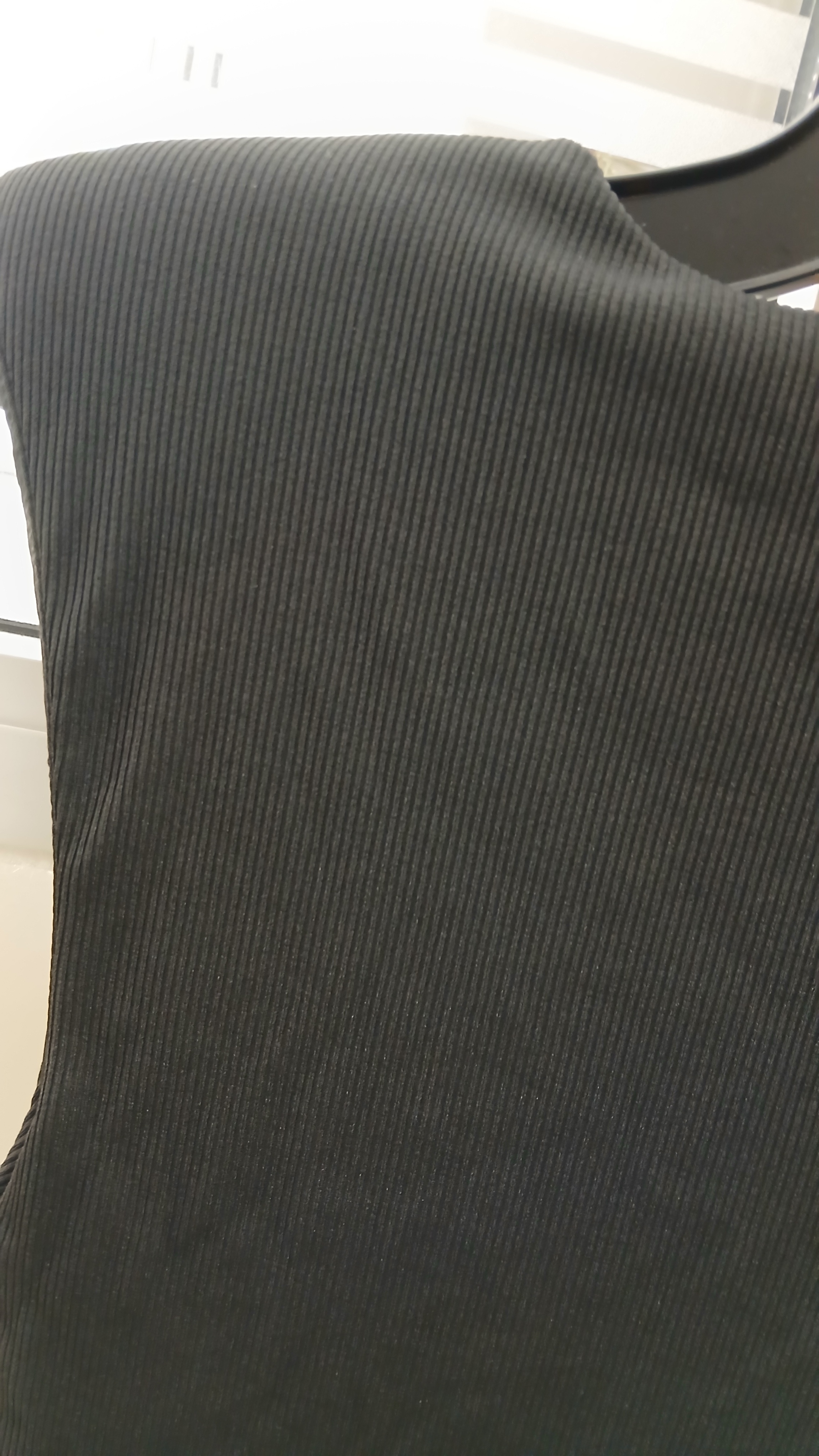 Dynamite Black V-Neck Bodysuit & Grey Denim Skirt - photo 4