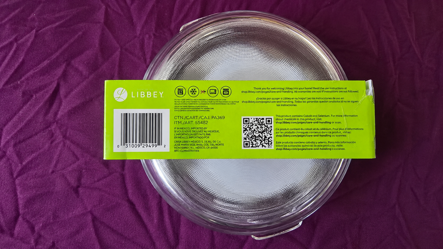 Brand New Libbey Baker's Basics 2 QT Glass Casserole Dish - photo 2