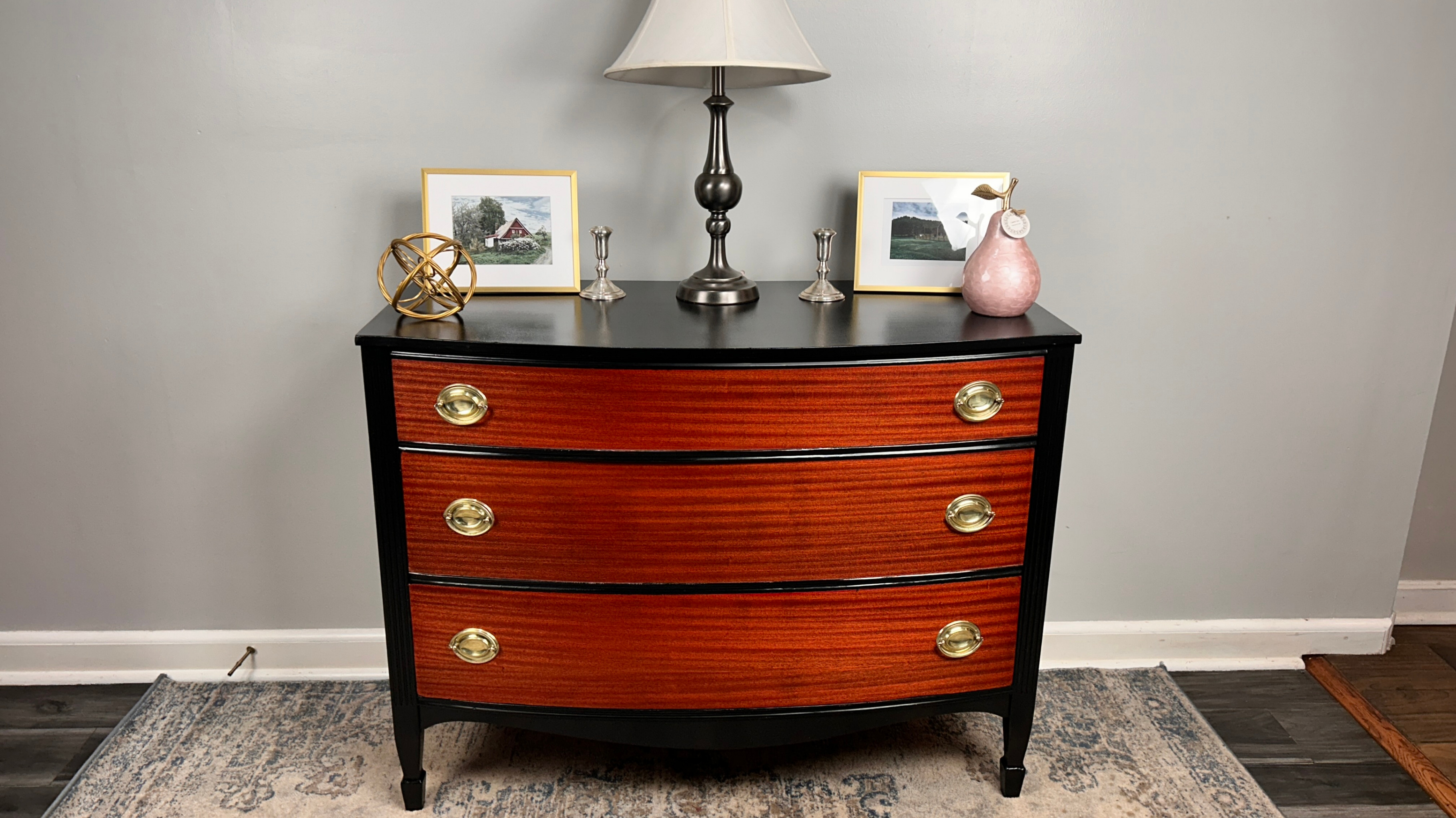 Black Dresser Mahogany Federal Chest Delivery - photo 5