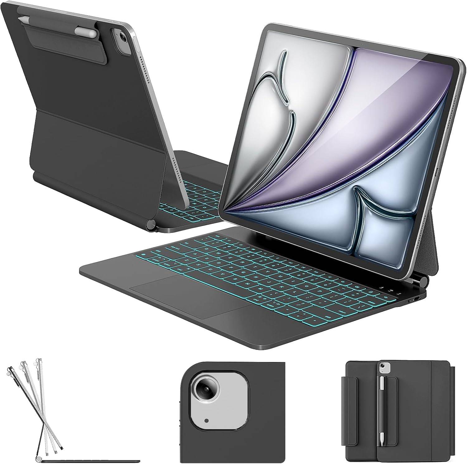 RAYMCRAFT iPad Air 13" / iPad Pro 12.9" Wireless Keyboard Case - photo 2