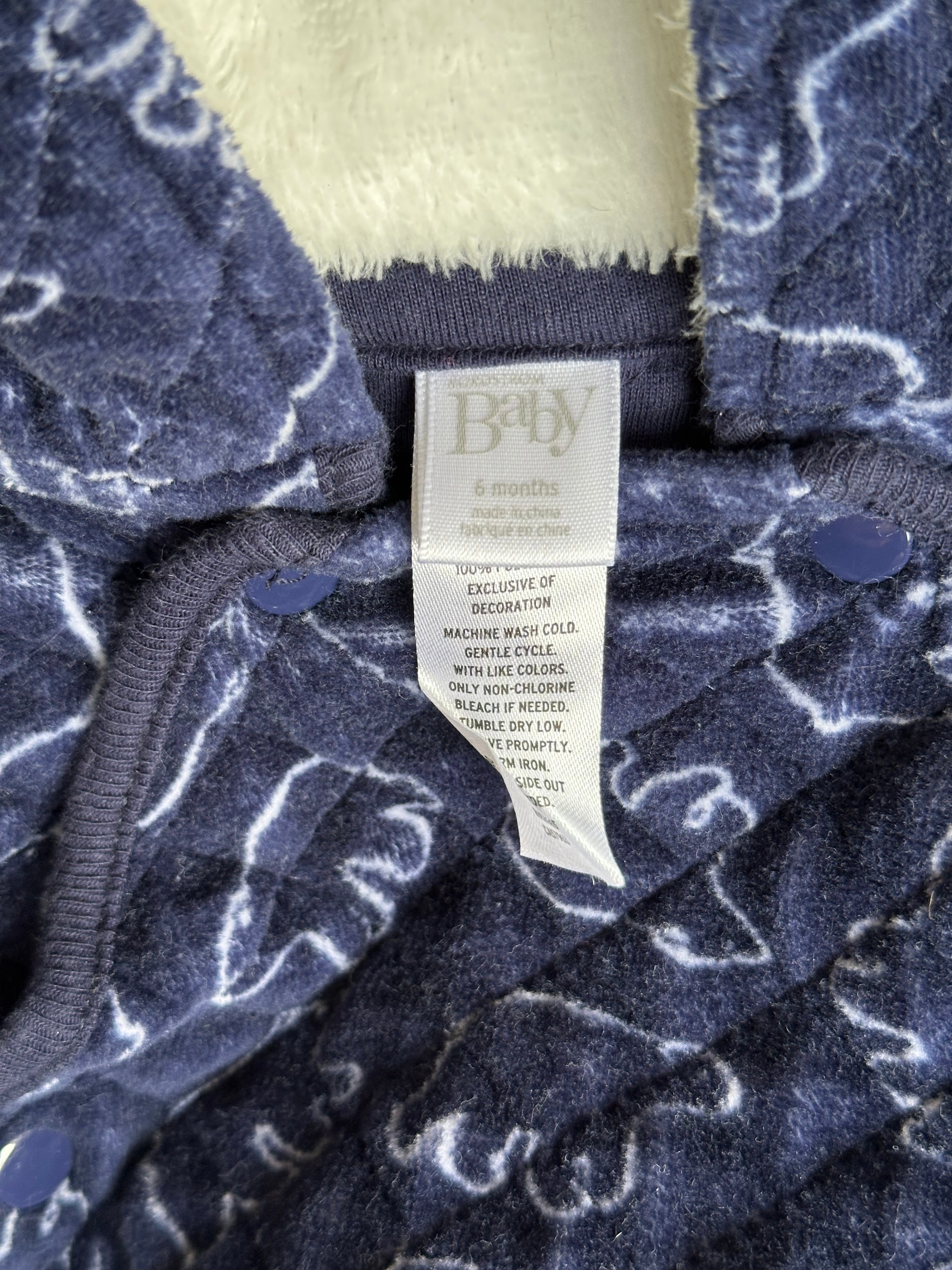 Baby Boy - Nordstrom Hooded Winter Bunting - 3-6 Months - photo 4