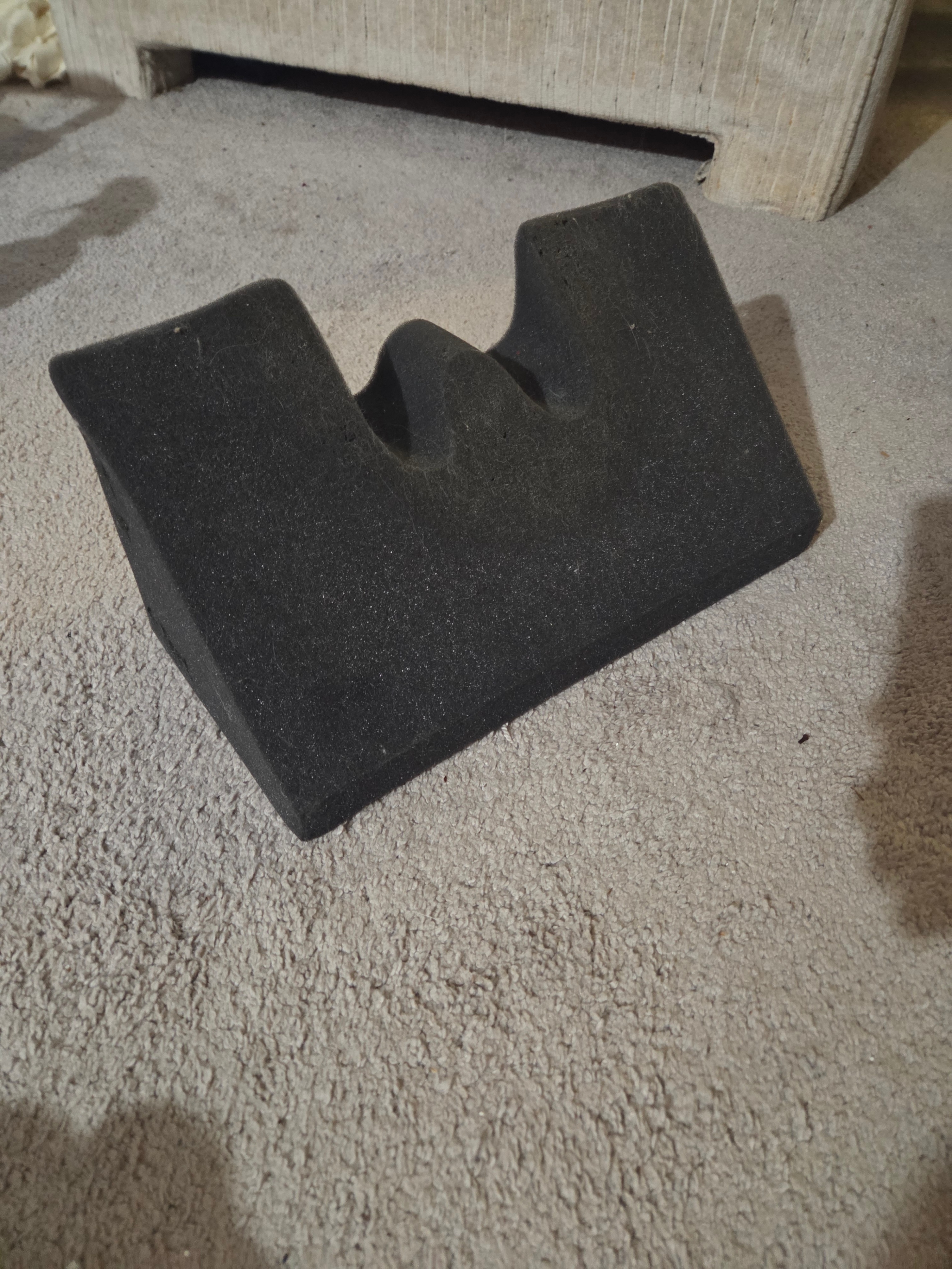 Cervical Chiropractic Foam Neck Wedge Pillow, 6" H x 13" W - photo 2
