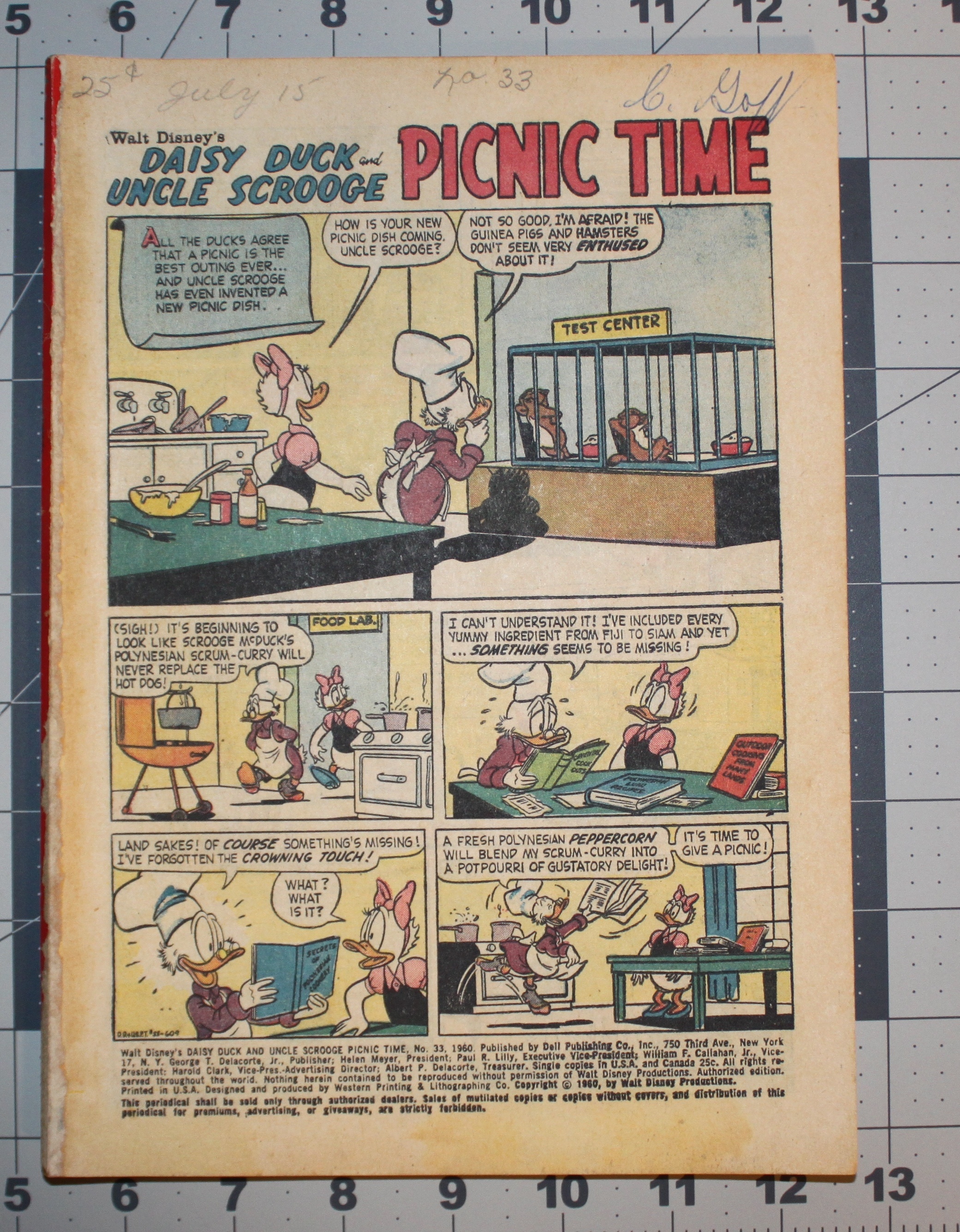 Dell Giant Comics #33 August 1960 Vintage Silver Age Comic Book