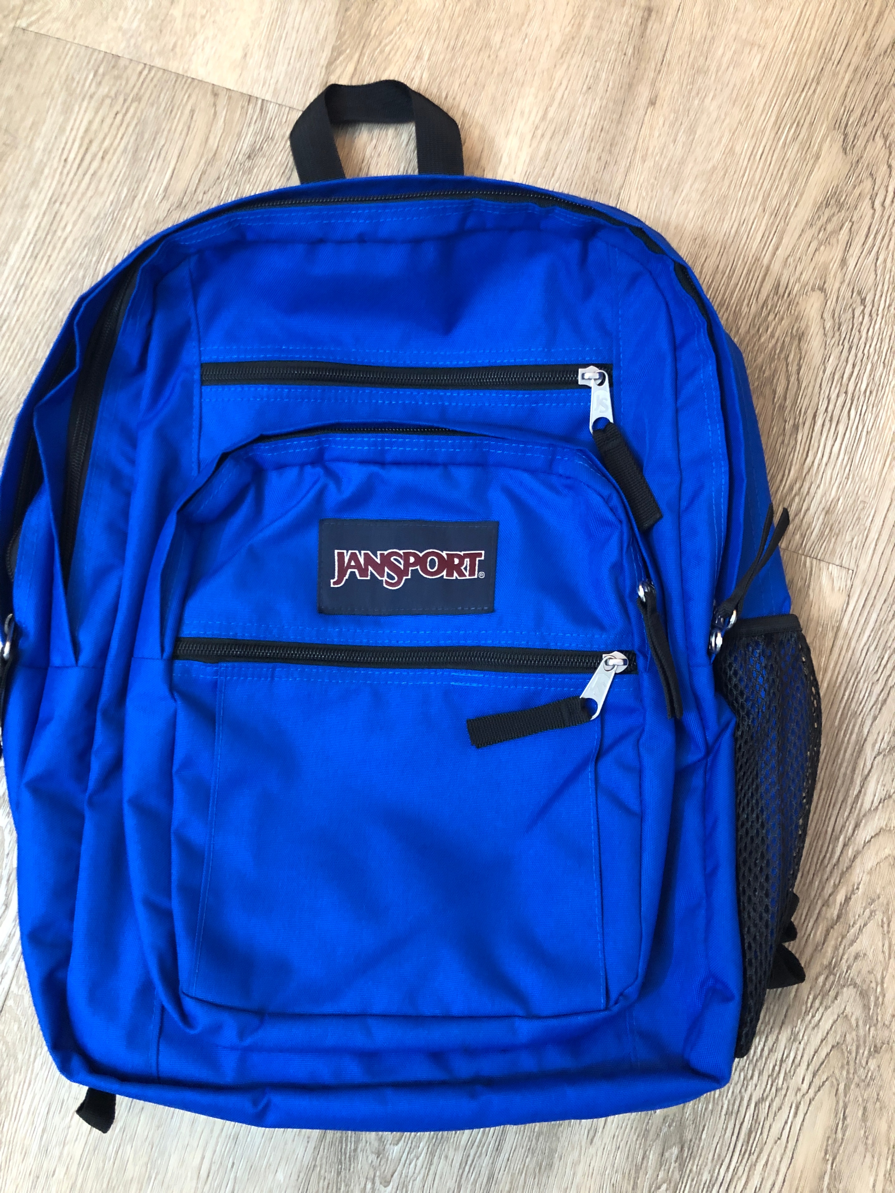 LIke New!! Jansprots Big Student 34L Backpack Blue Streak