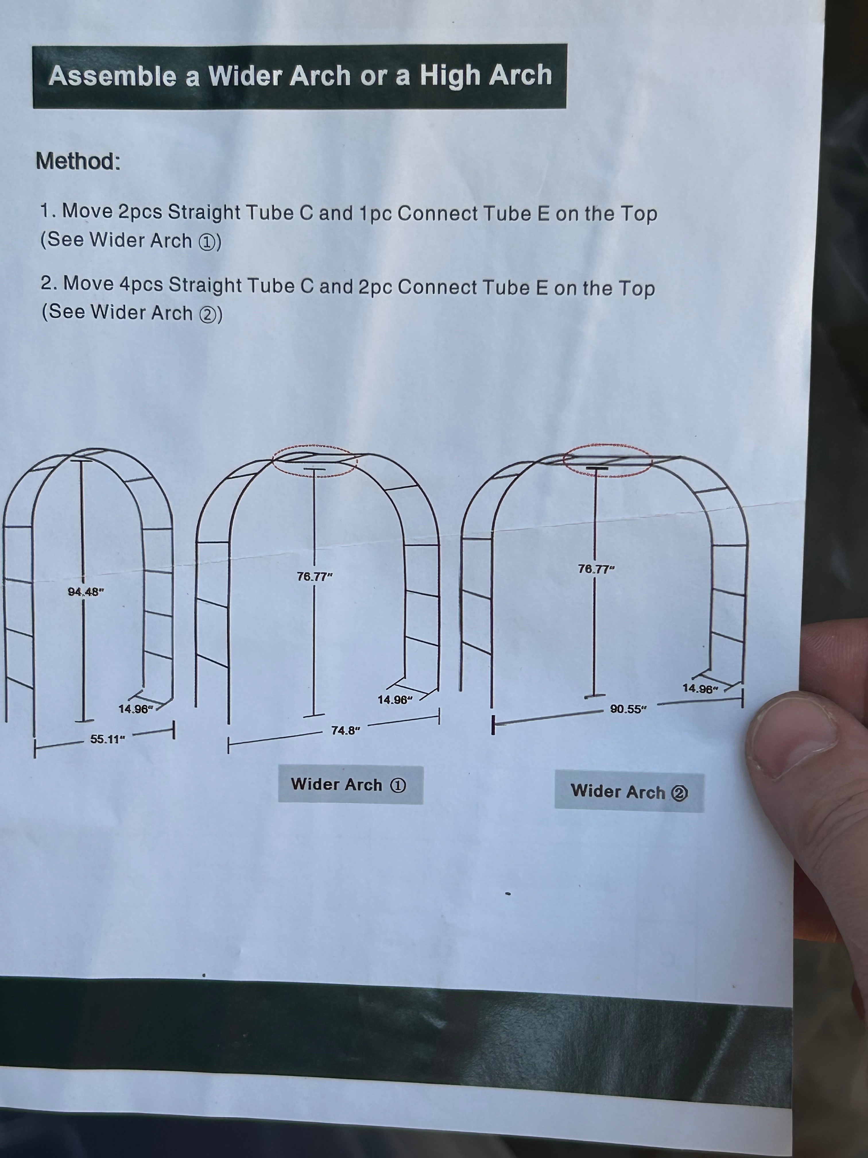 Green Metal Garden Arch - photo 2