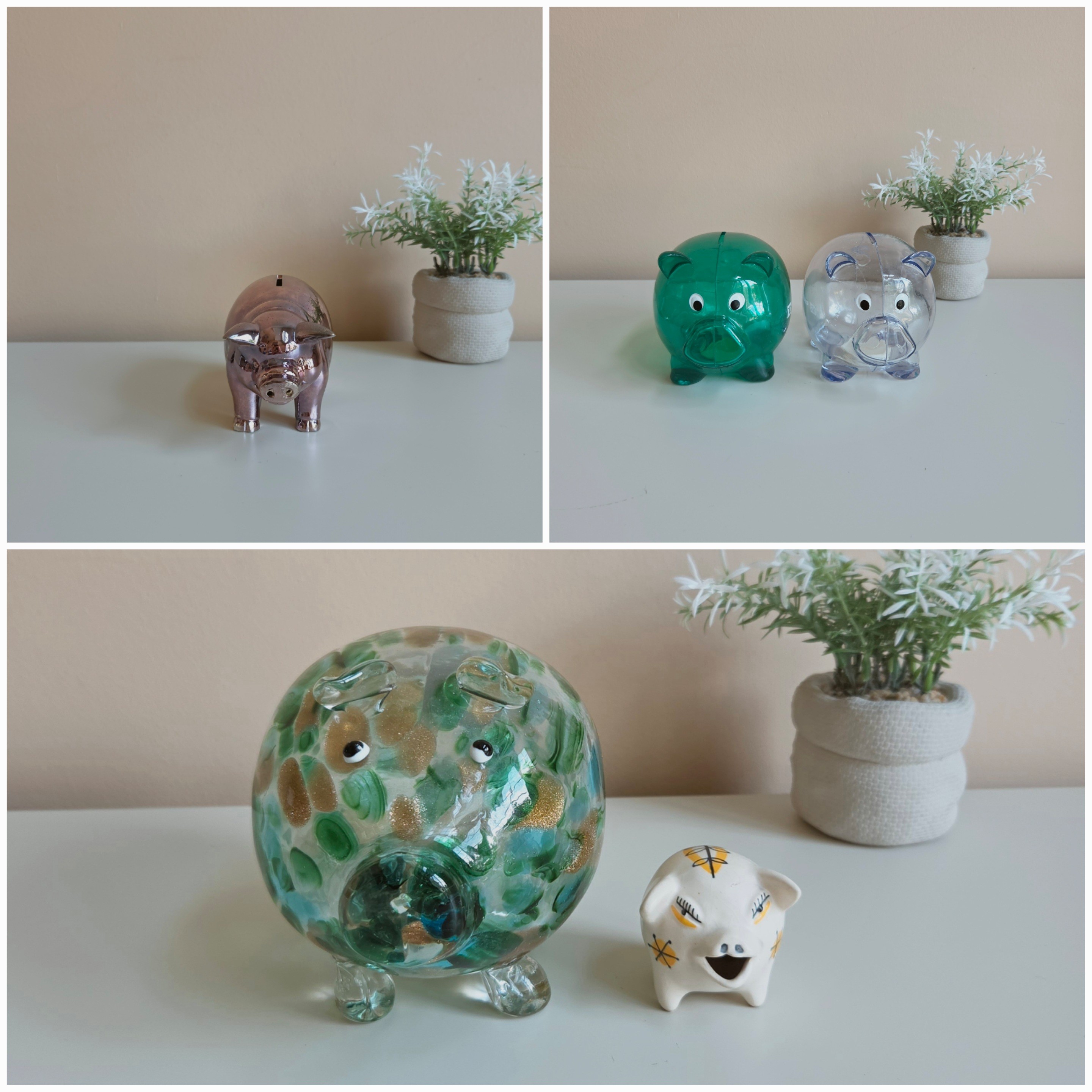 Pig Decorations Bundle - Ornaments & Piggy Banks - Pre-Loved! 🐷