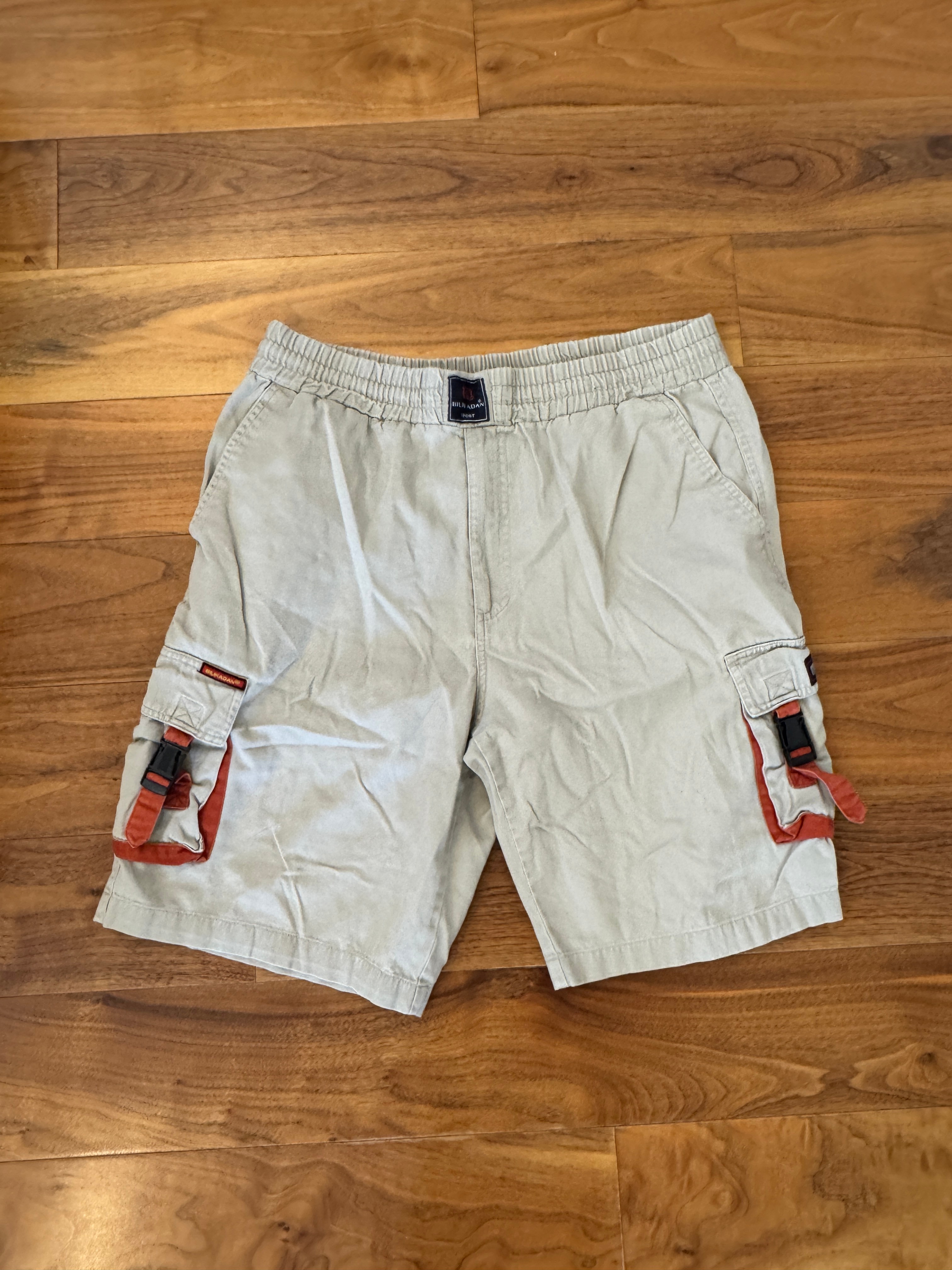 Beige Cargo Shorts