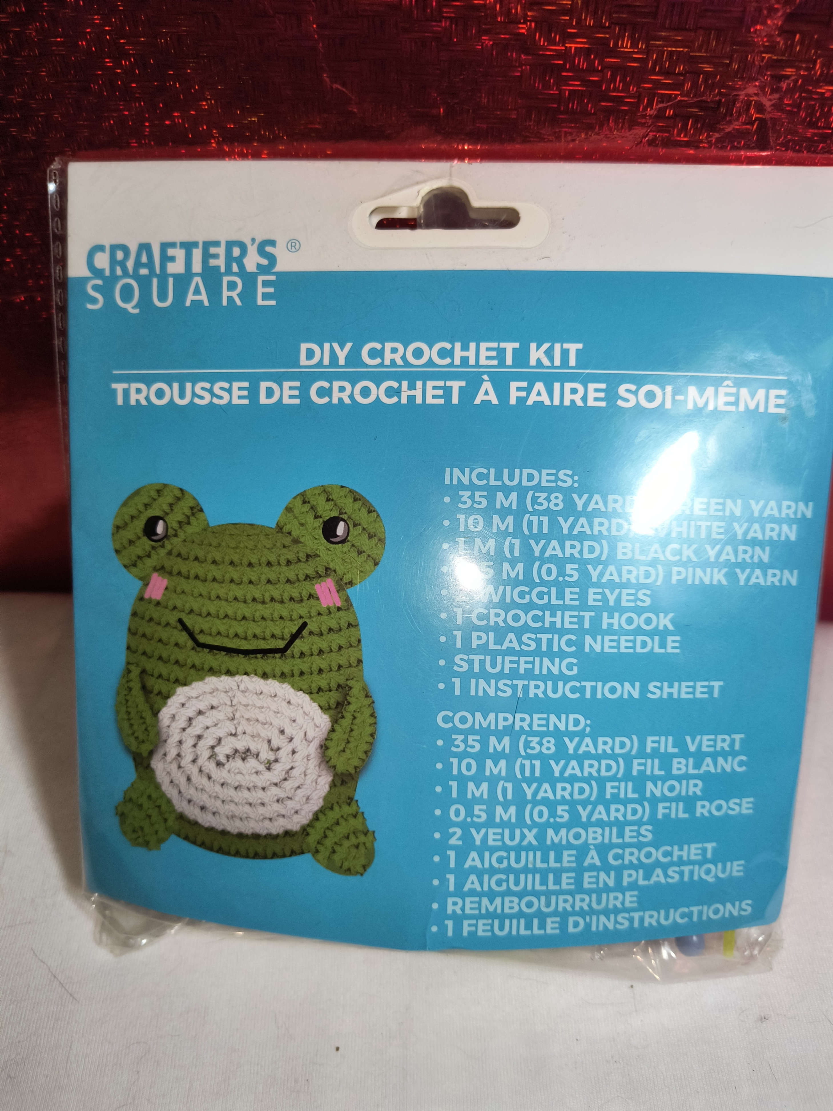 DIY Frog Crochet kit craft set plus free gift!! Crafter's Square - photo 4