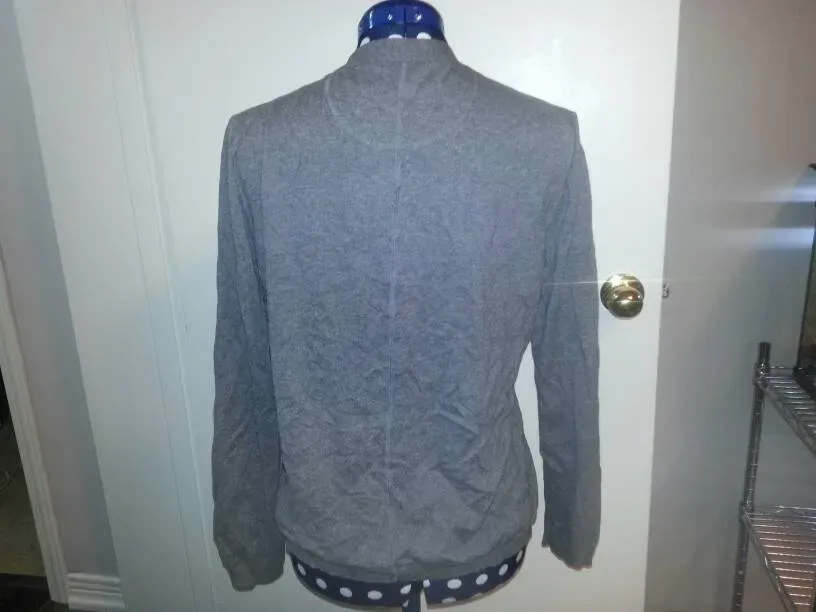 Gap Grey Cardigan Size Small - photo 4
