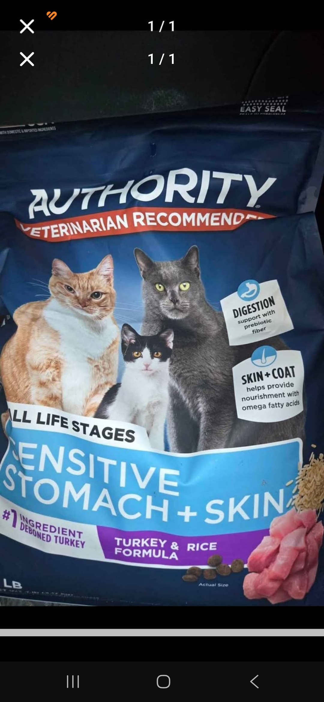 Cat food