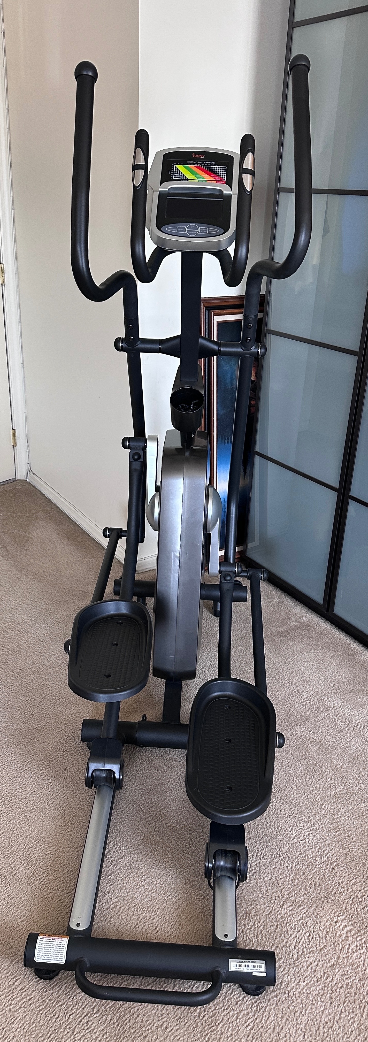 Sunny Health & Fitness Magnetic Elliptical Trainer